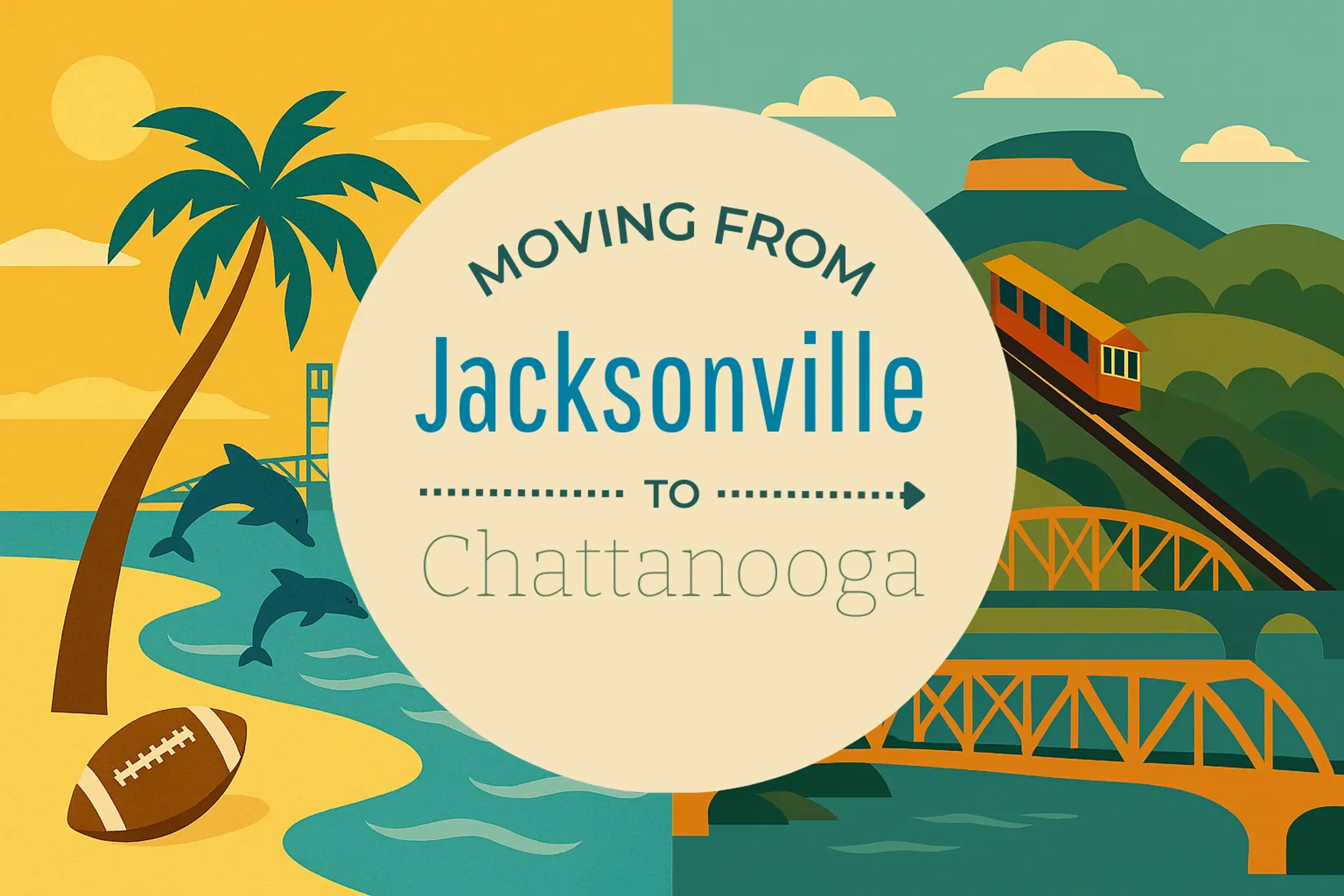 Side-by-side comparison of Jacksonville to Chattanooga moving companies