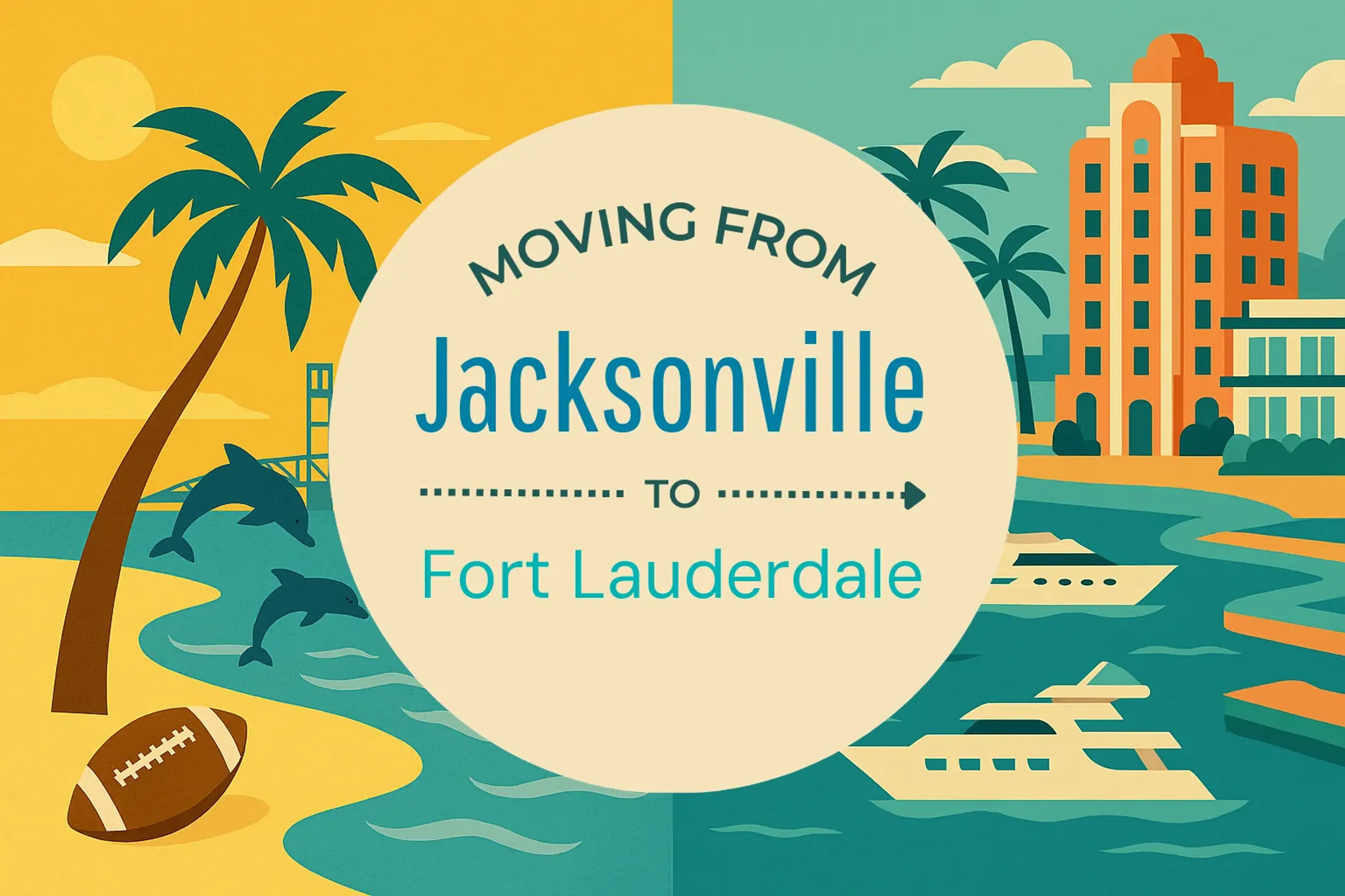 Side-by-side comparison of Jacksonville to Fort Lauderdale moving companies