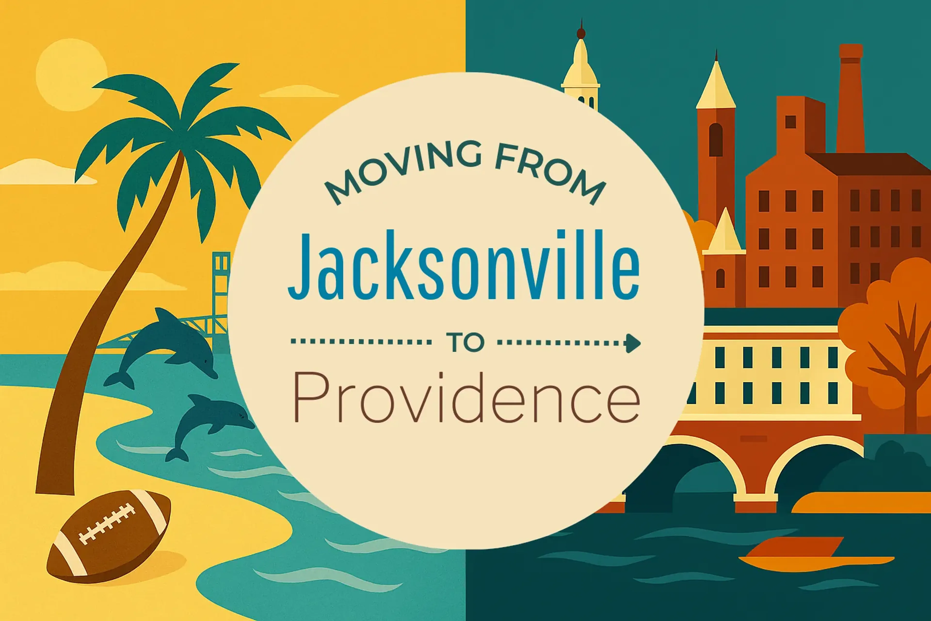 Side-by-side comparison of Jacksonville to Providence moving companies