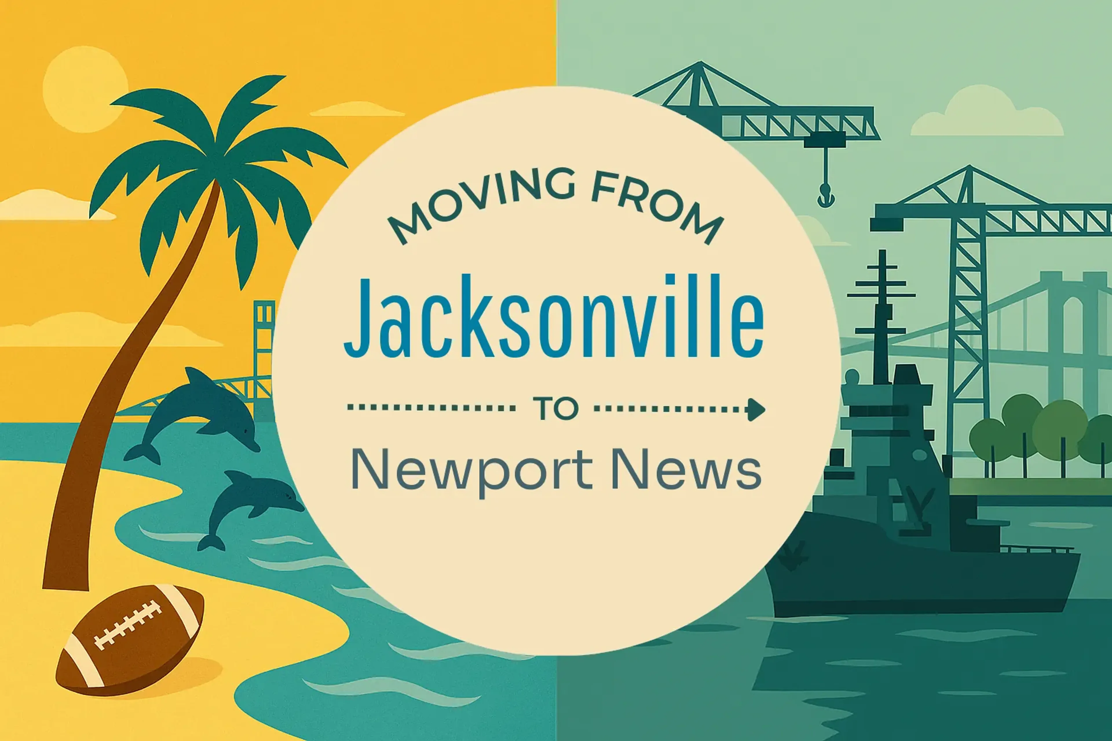 Side-by-side comparison of Jacksonville to Newport News moving companies