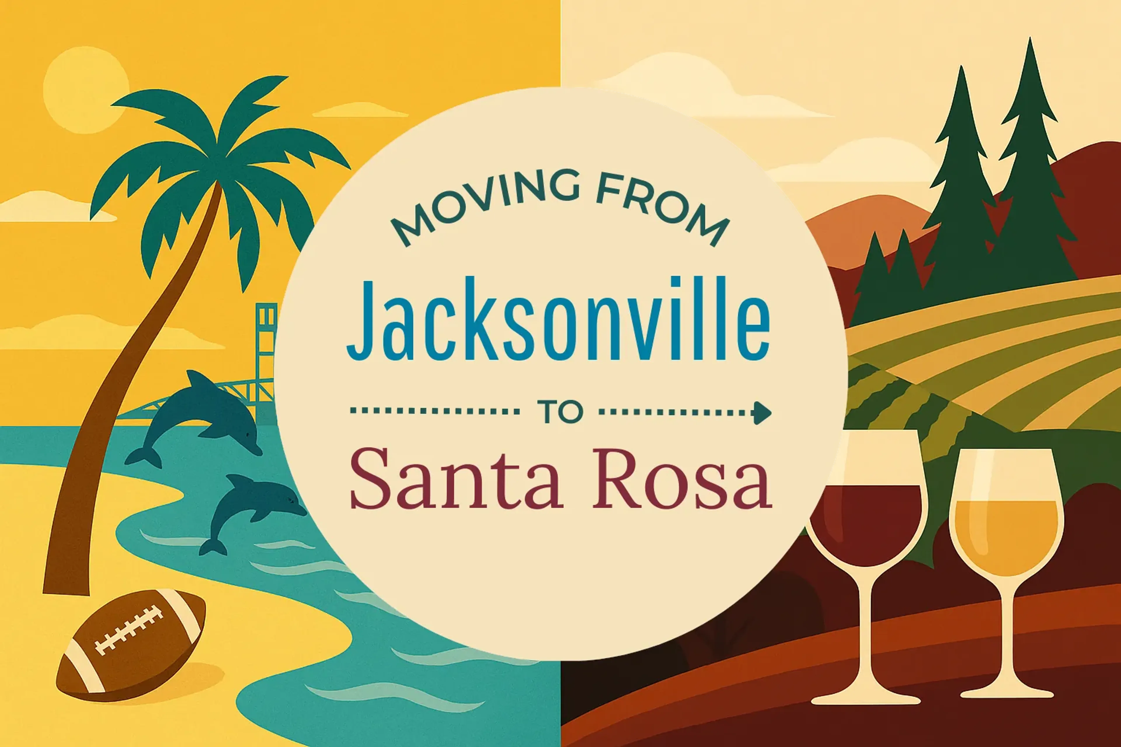 Side-by-side comparison of Jacksonville to Santa Rosa moving companies