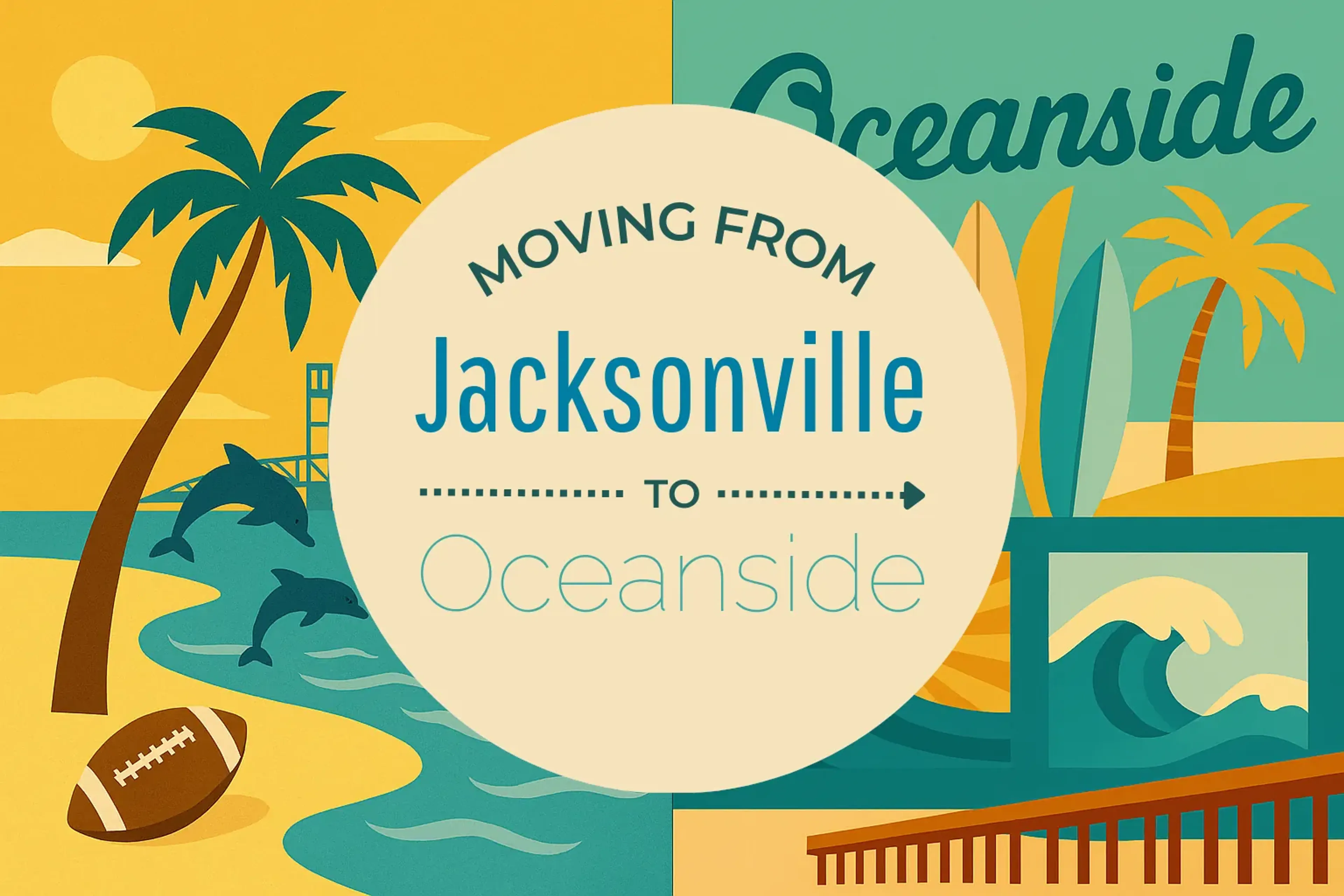 Side-by-side comparison of Jacksonville to Oceanside moving companies