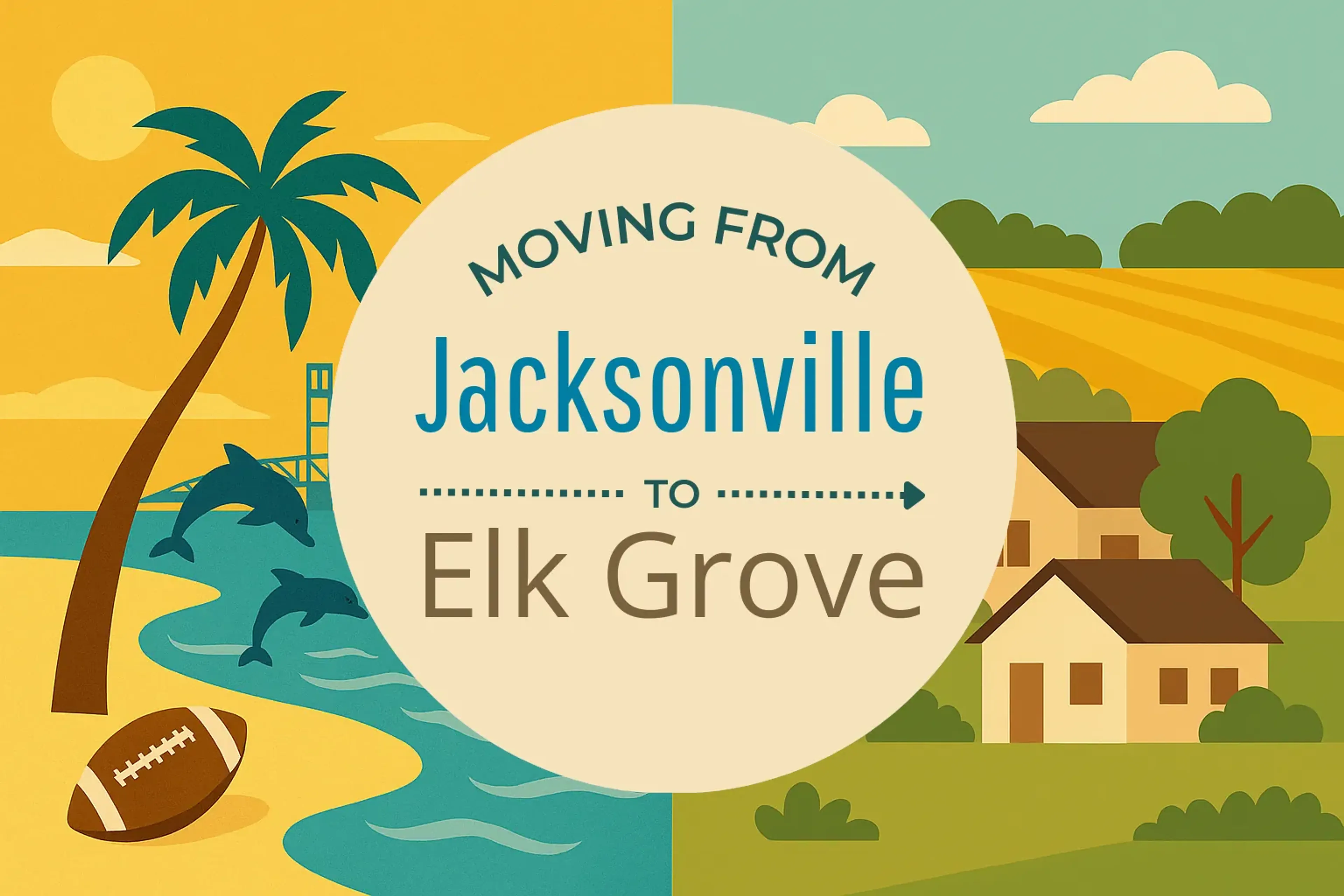 Side-by-side comparison of Jacksonville to Elk Grove moving companies