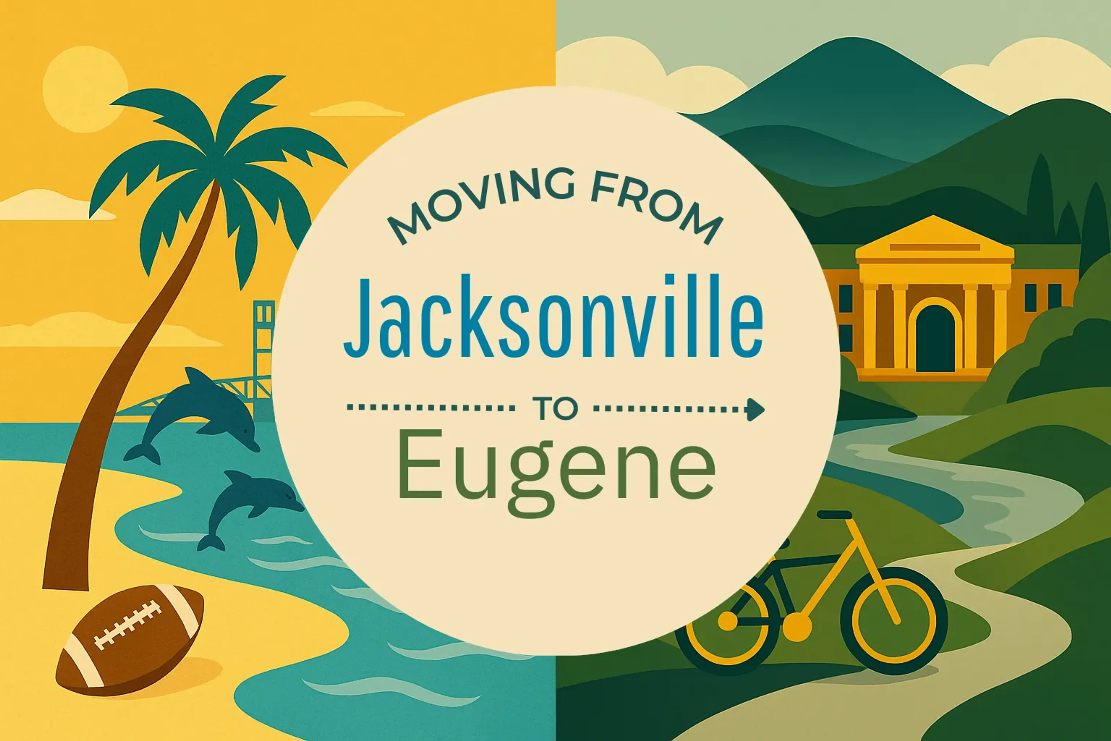 Side-by-side comparison of Jacksonville to Eugene moving companies