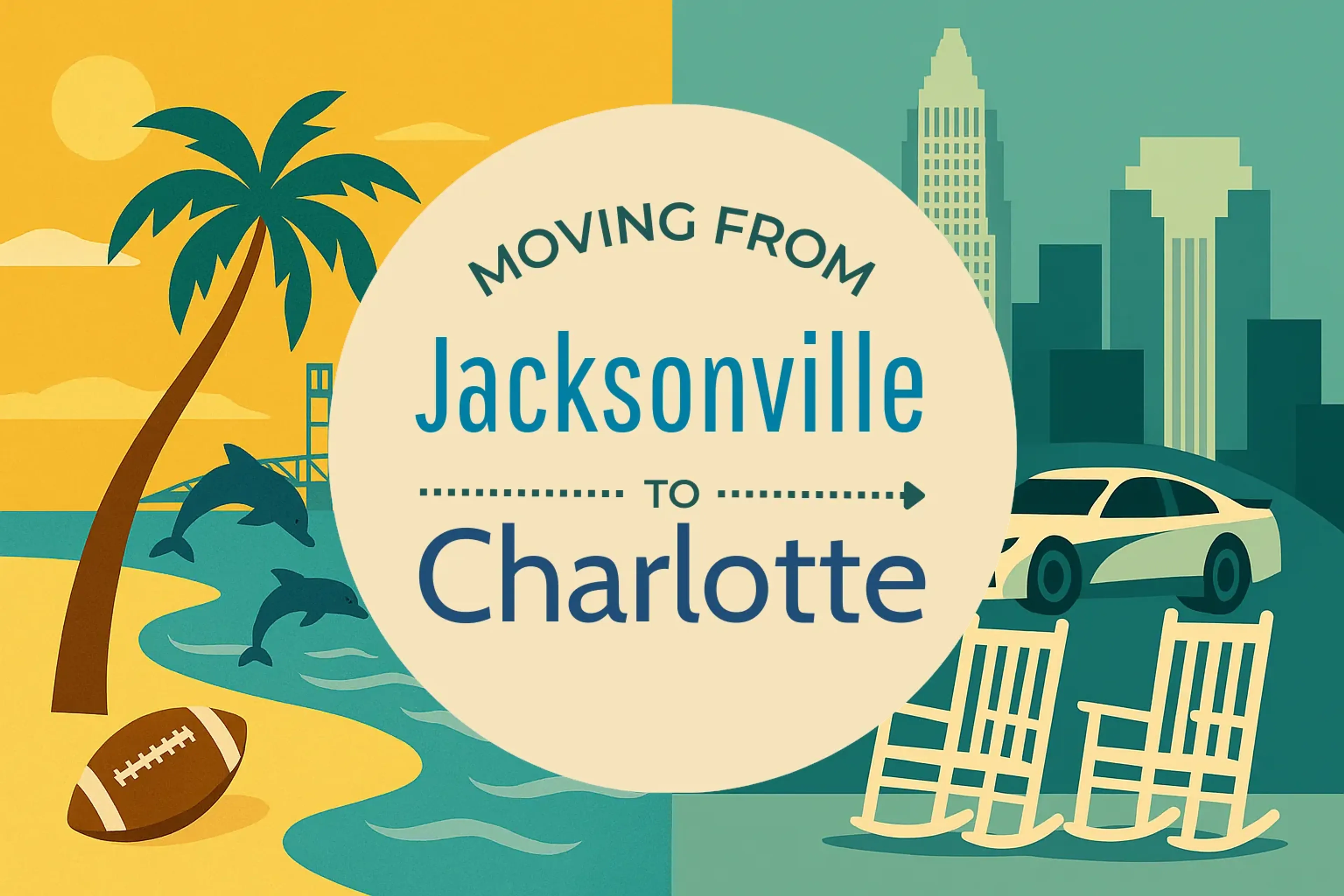 Side-by-side comparison of Jacksonville to Charlotte moving companies