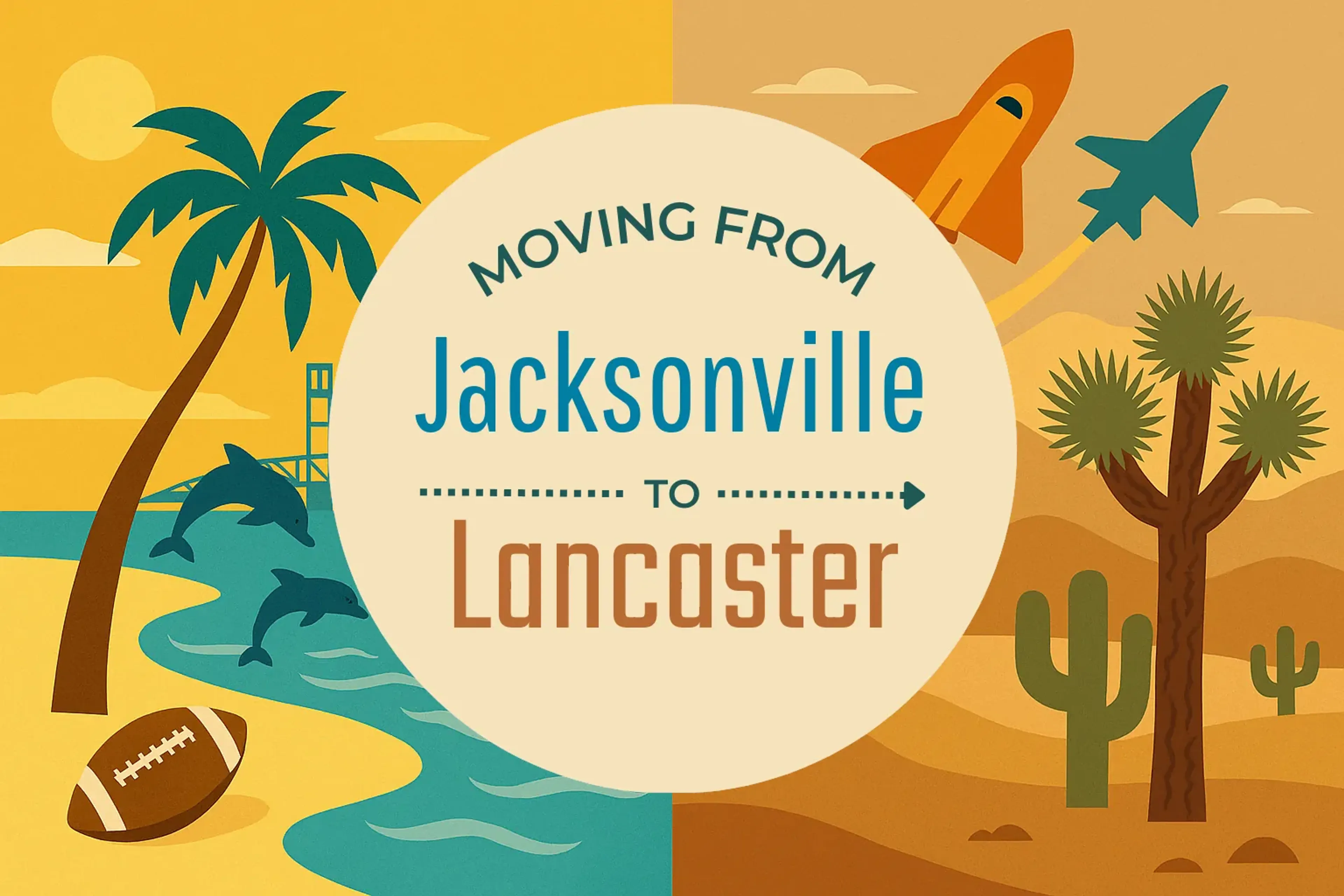 Side-by-side comparison of Jacksonville to Lancaster moving companies