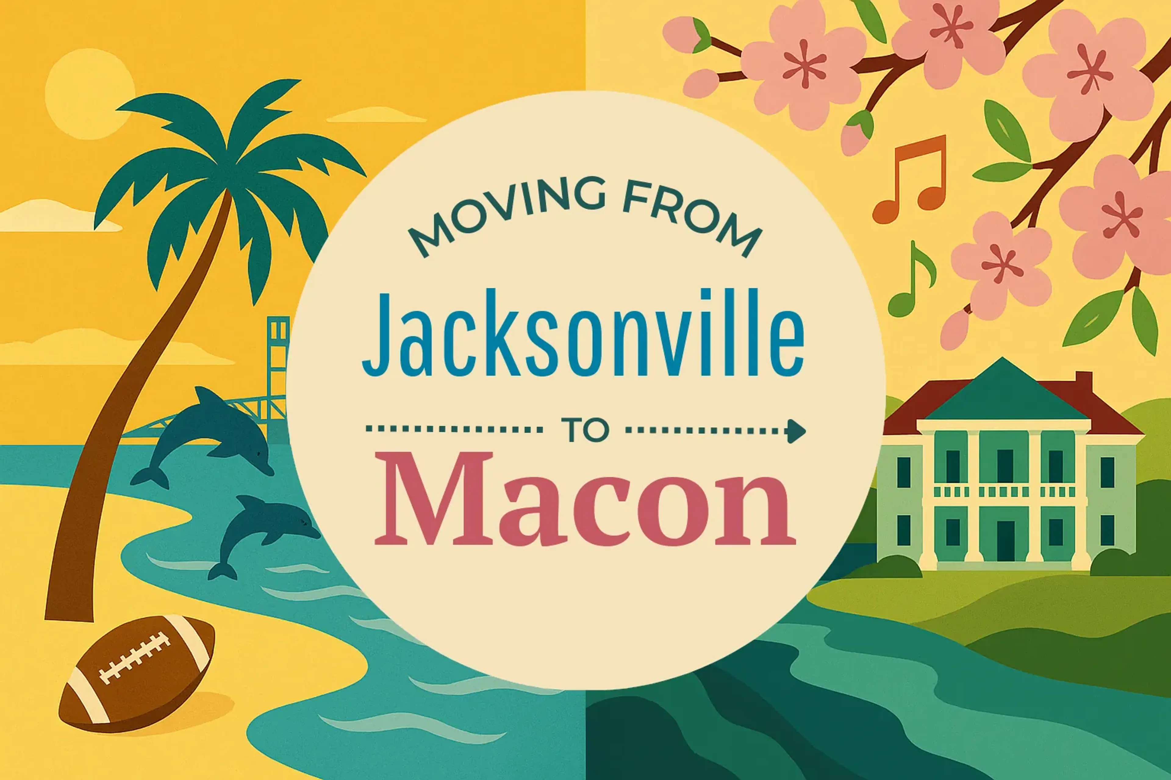 Side-by-side comparison of Jacksonville to Macon moving companies