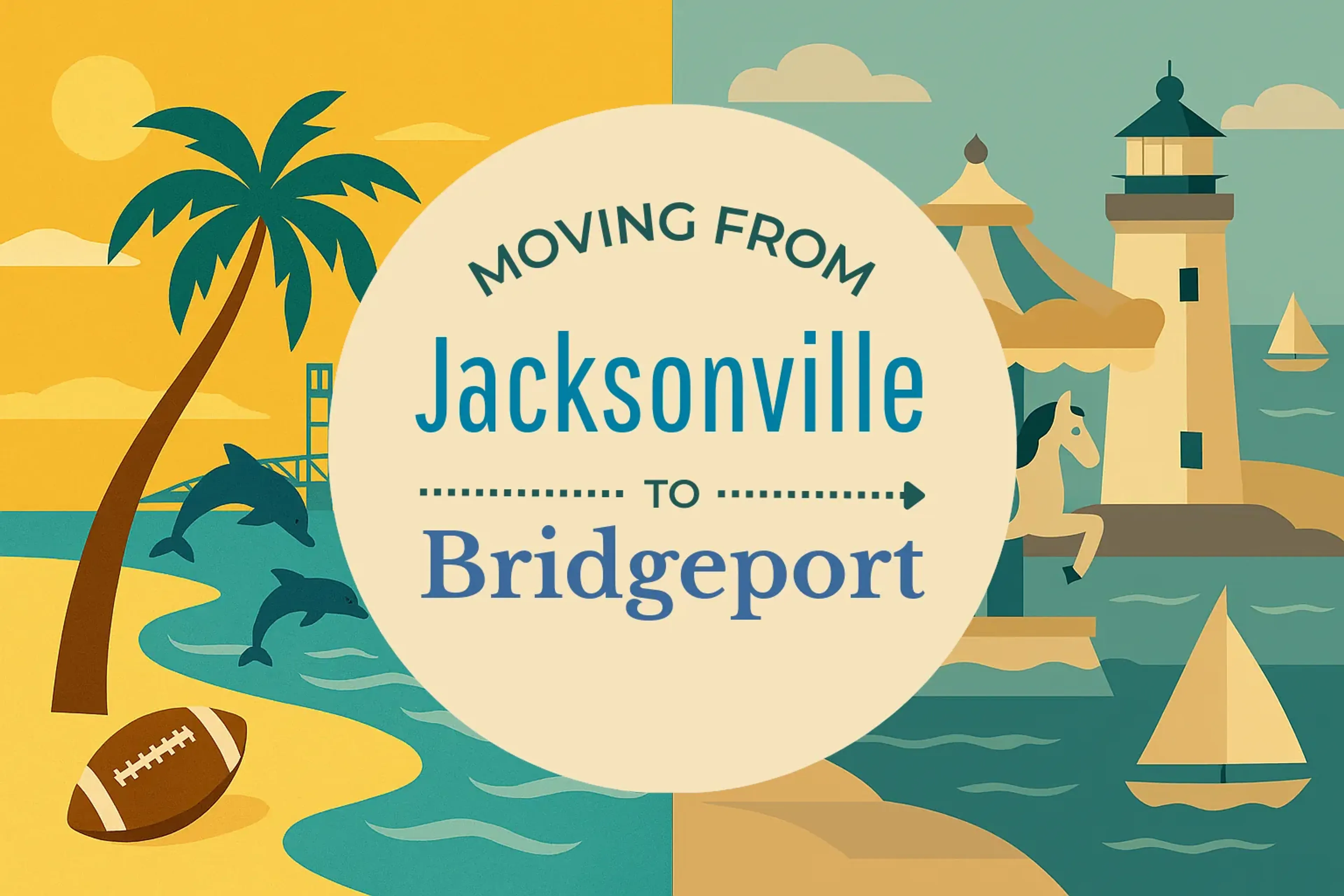 Side-by-side comparison of Jacksonville to Bridgeport moving companies