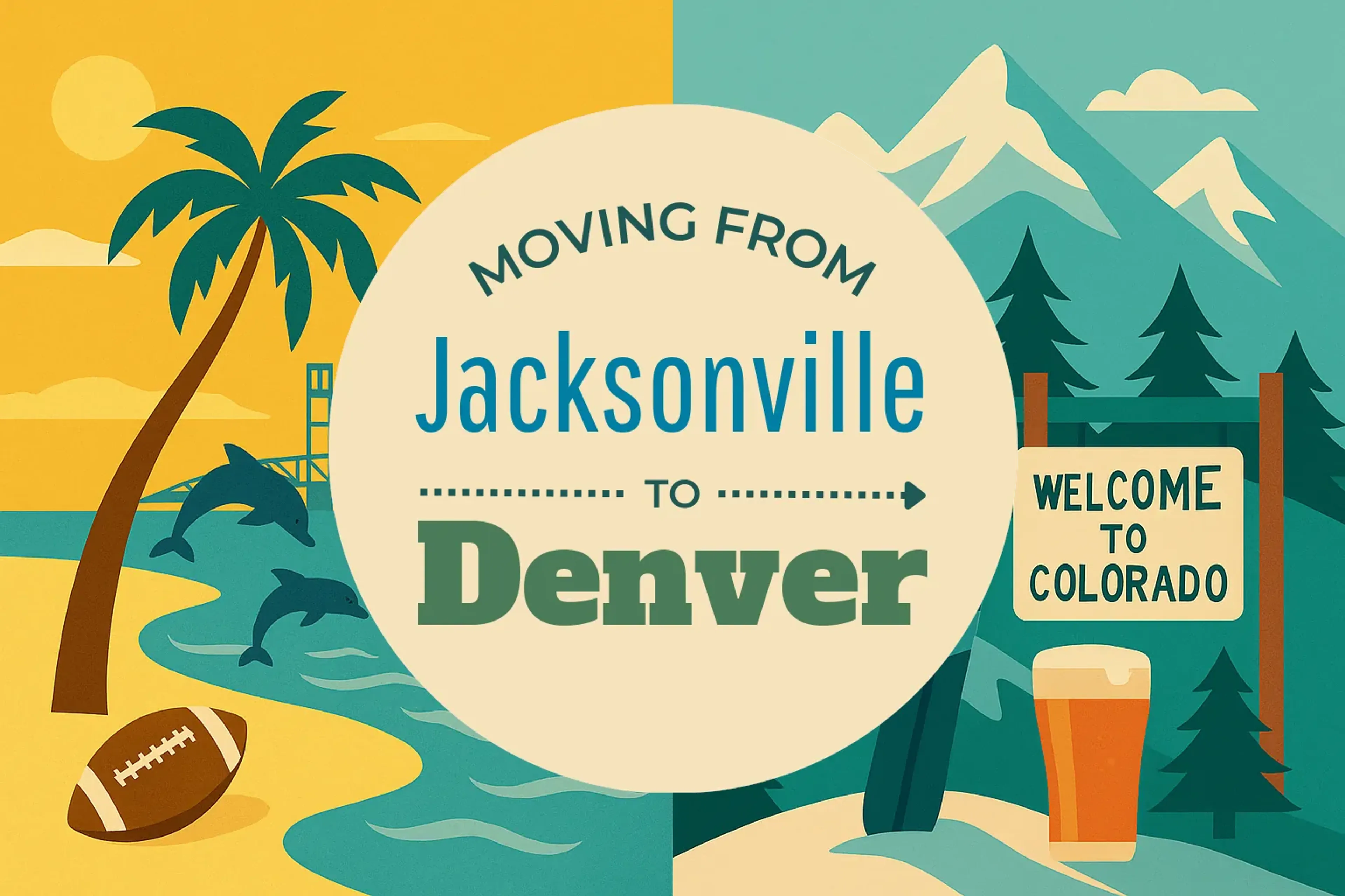 Side-by-side comparison of Jacksonville to Denver moving companies