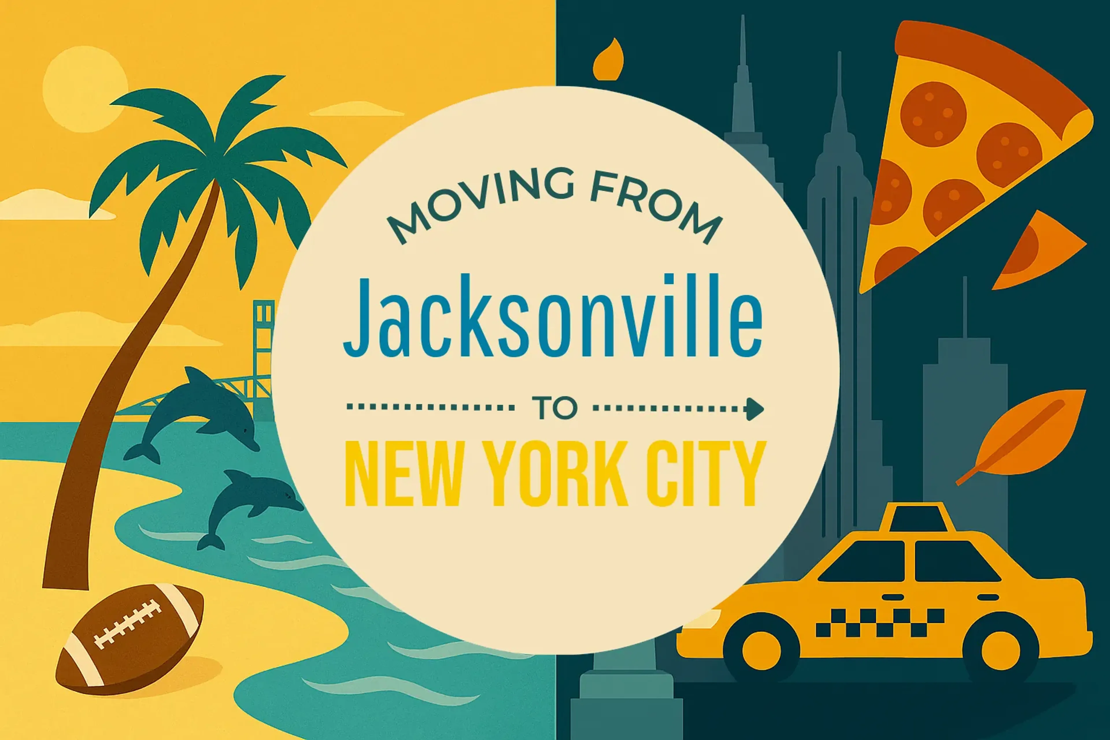 Side-by-side comparison of Jacksonville to New York City moving companies