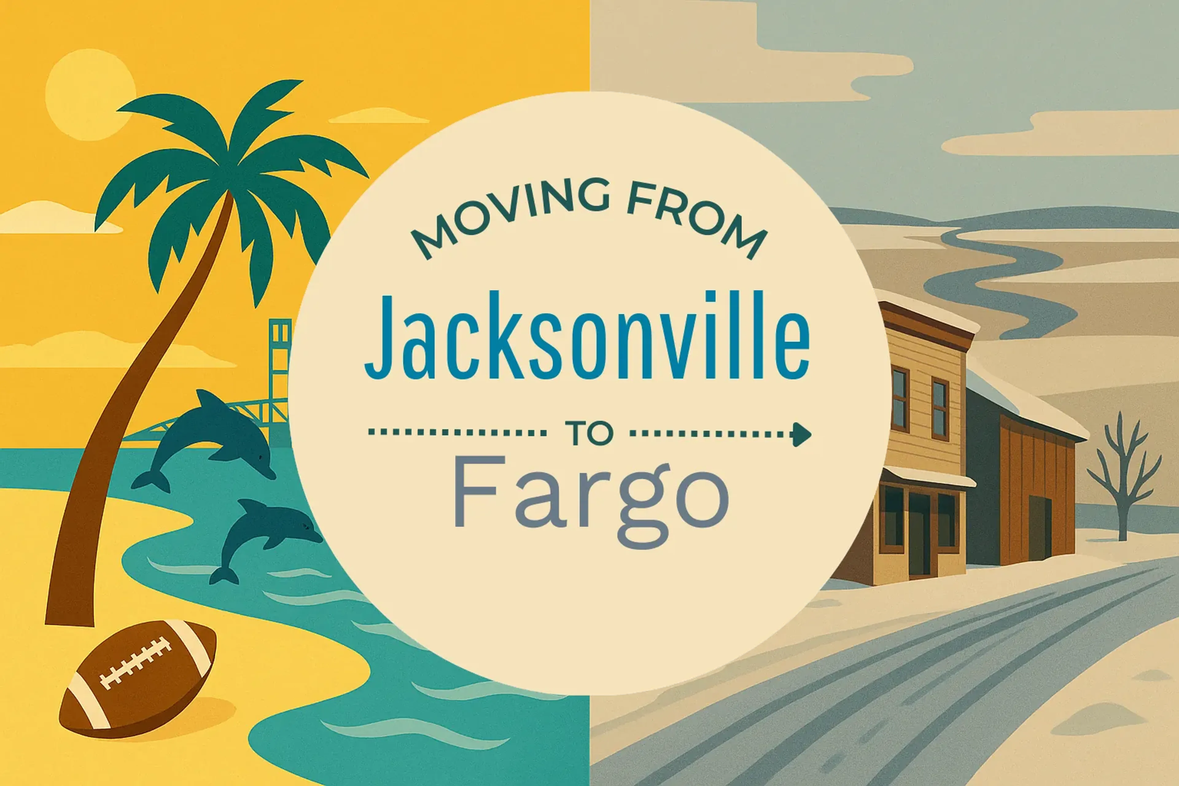 Side-by-side comparison of Jacksonville to Fargo moving companies