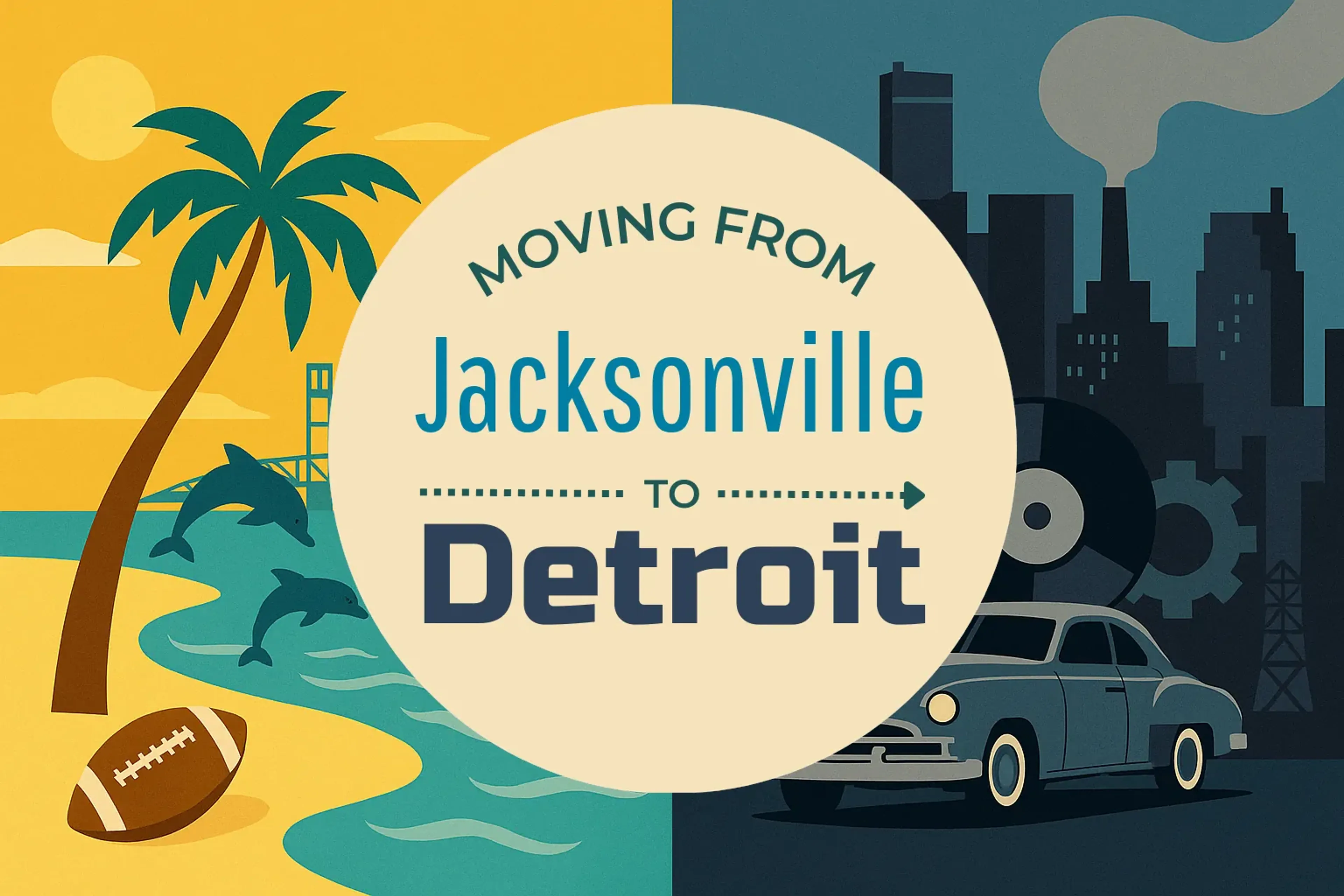 Side-by-side comparison of Jacksonville to Detroit moving companies