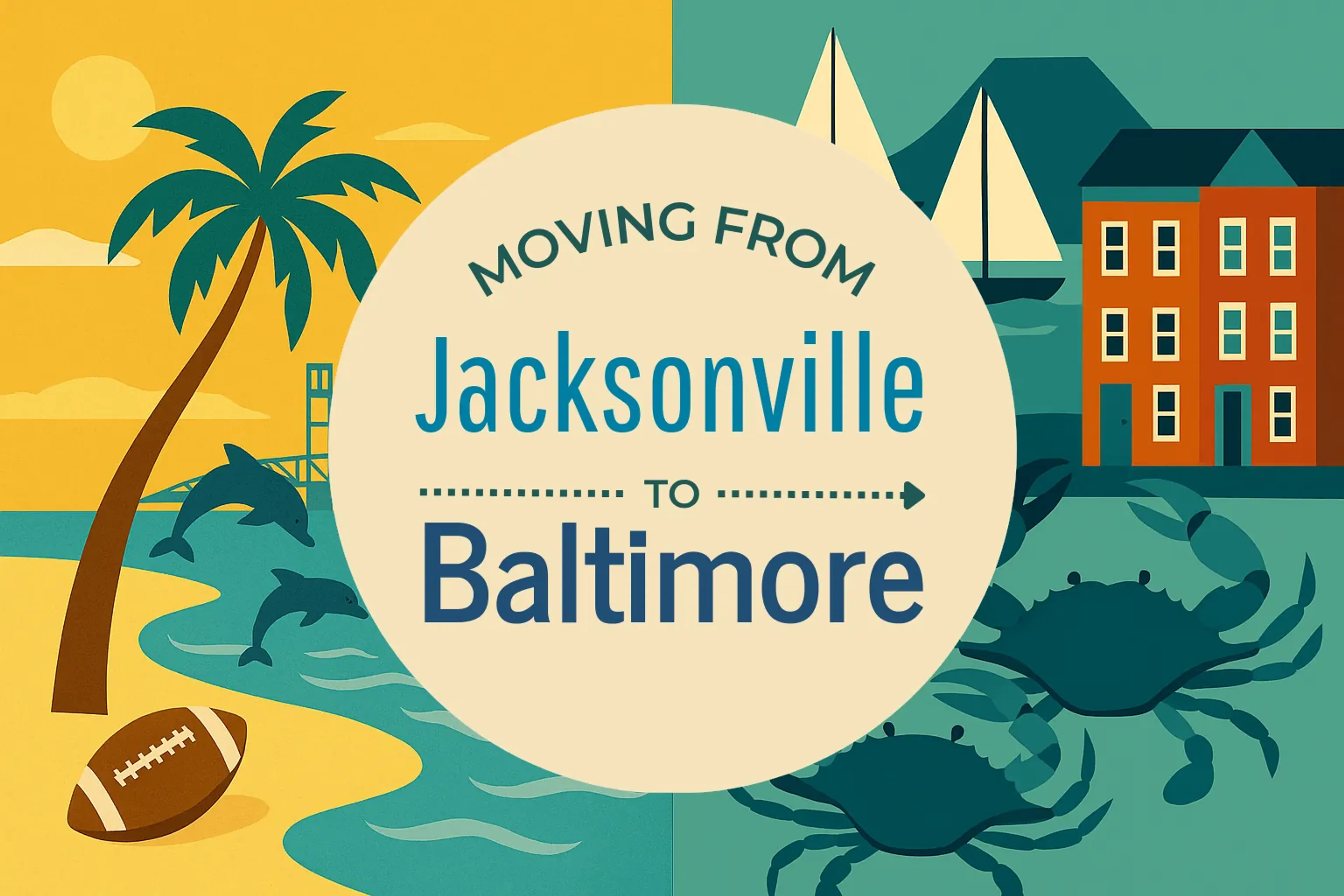 Side-by-side comparison of Jacksonville to Baltimore moving companies