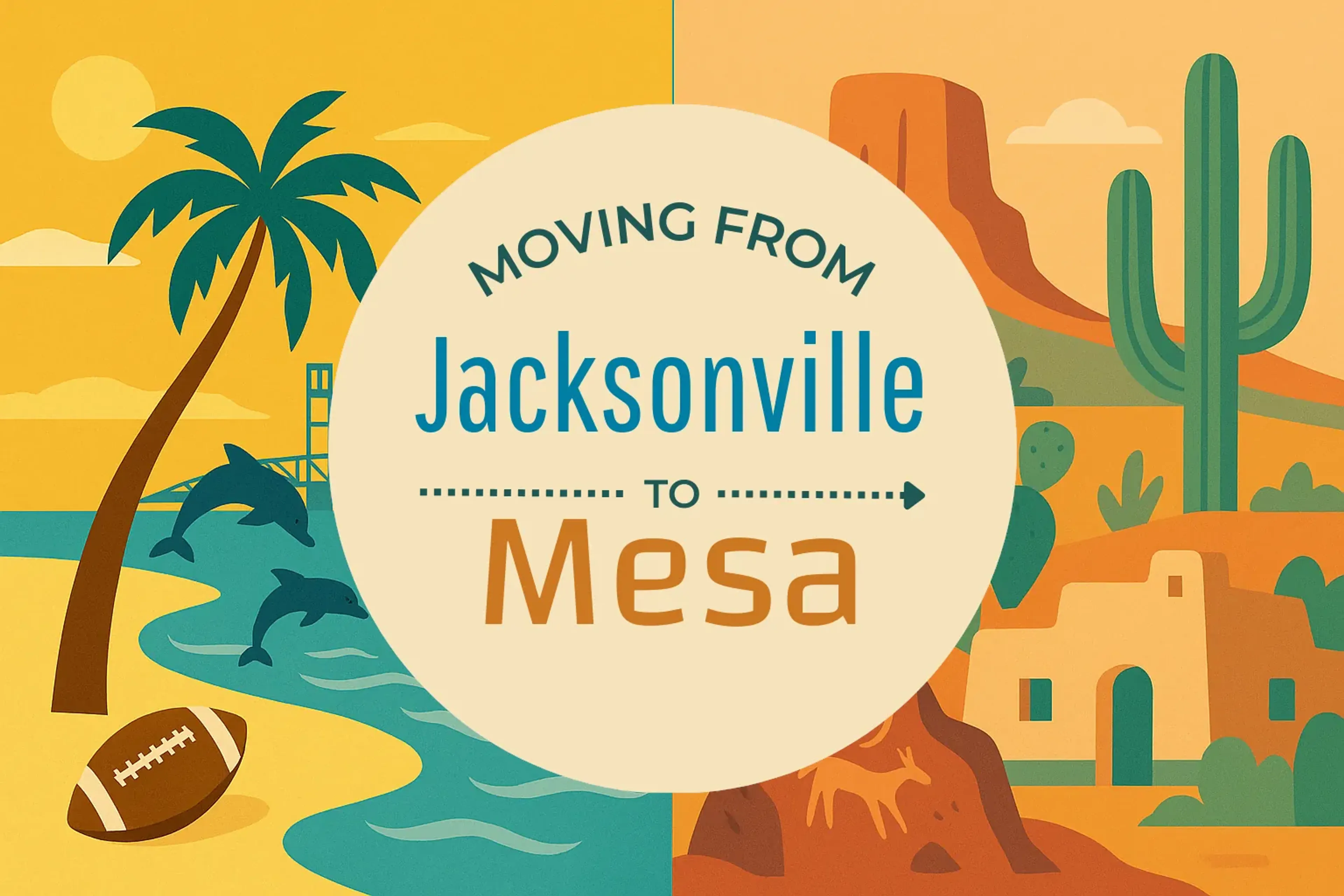 Side-by-side comparison of Jacksonville to Mesa moving companies