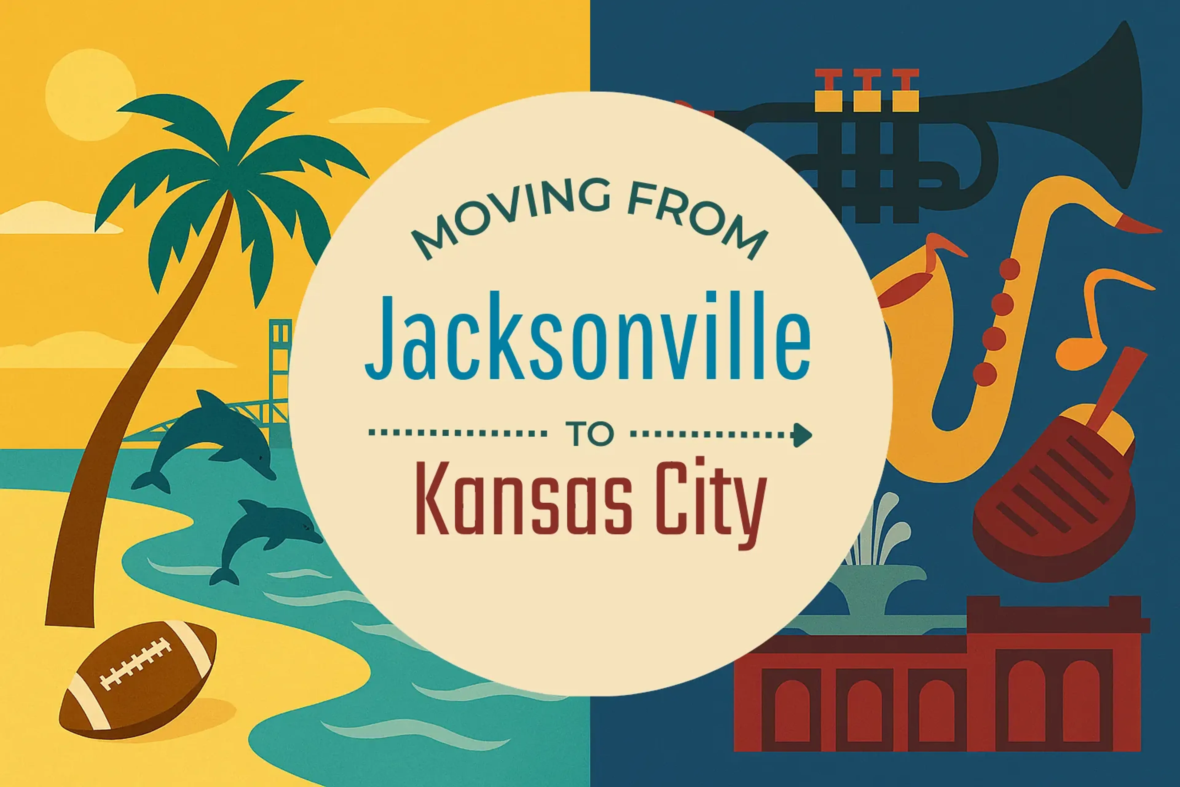 Side-by-side comparison of Jacksonville to Kansas City moving companies