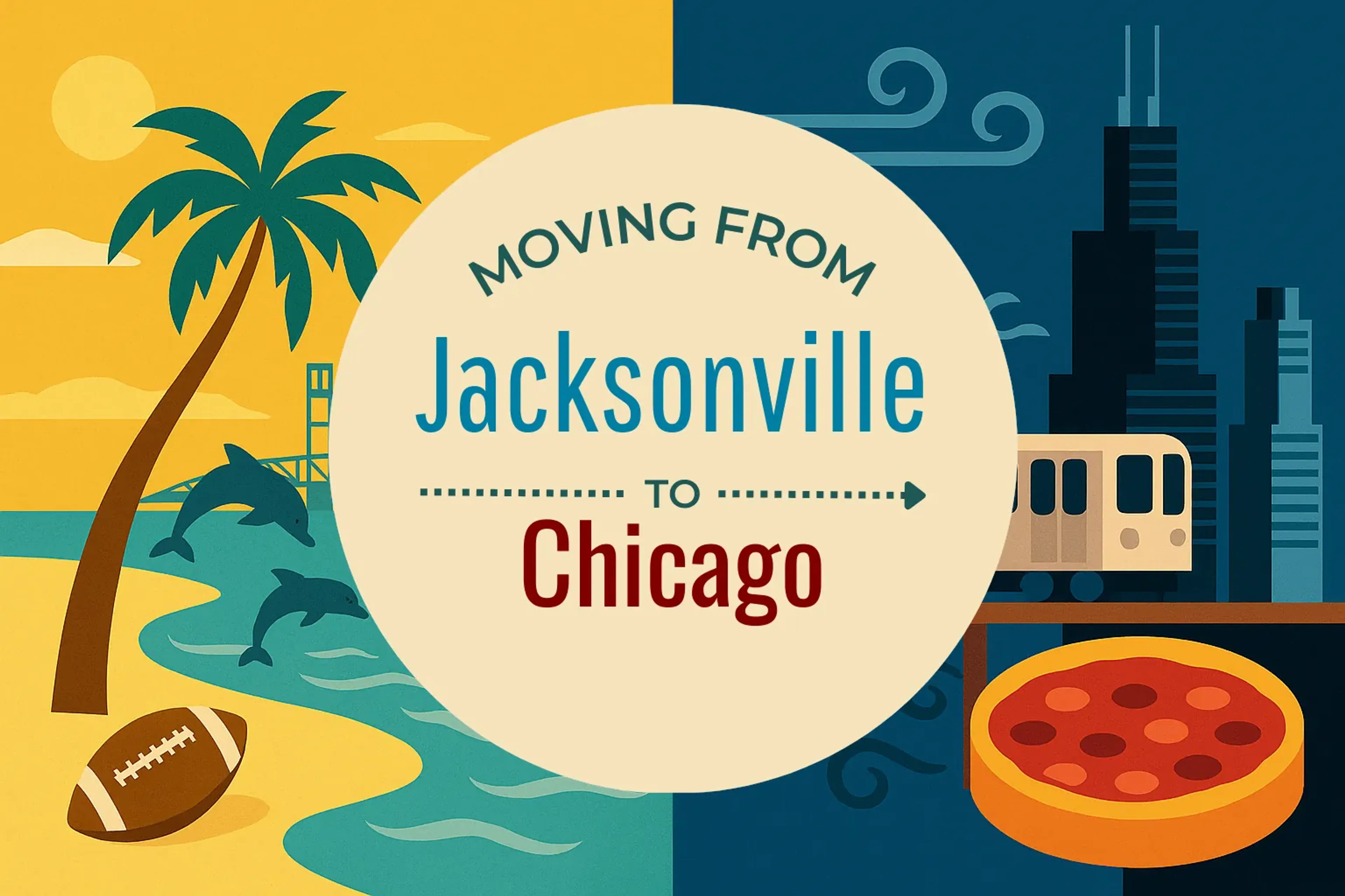 Side-by-side comparison of Jacksonville to Chicago moving companies