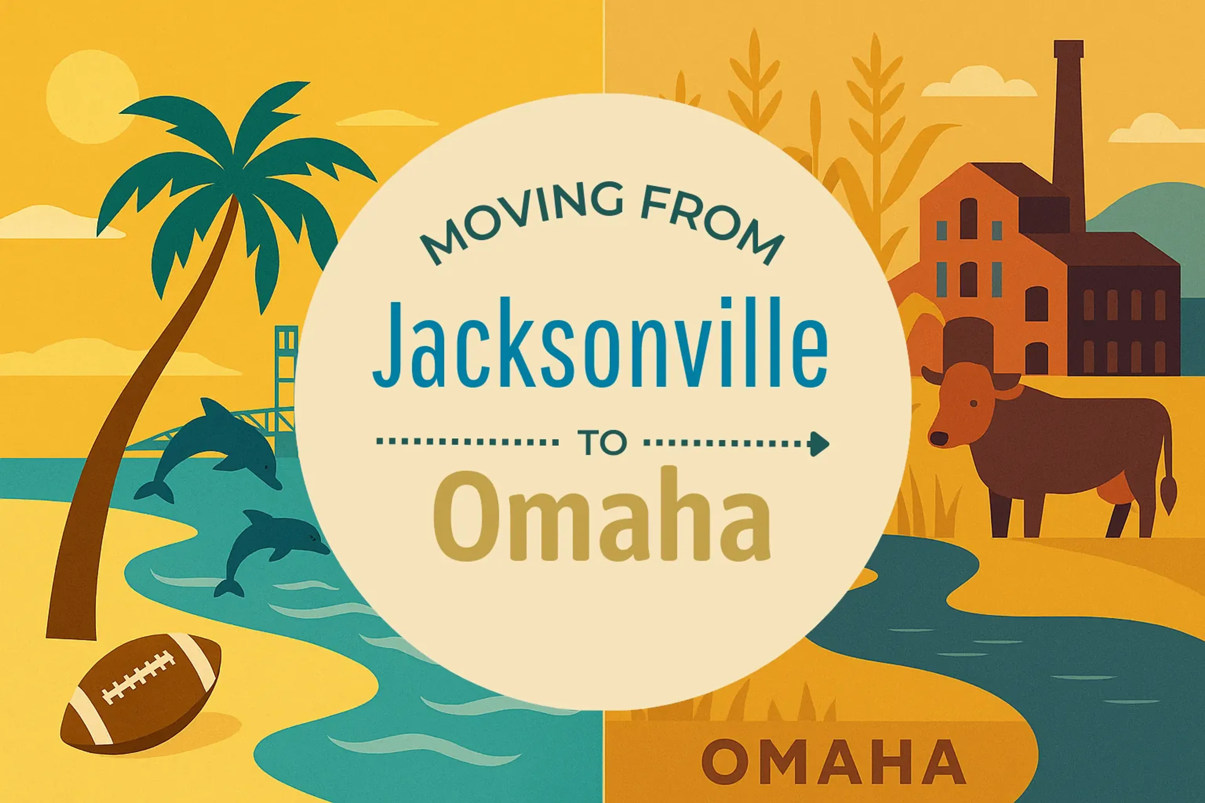 Side-by-side comparison of Jacksonville to Omaha moving companies
