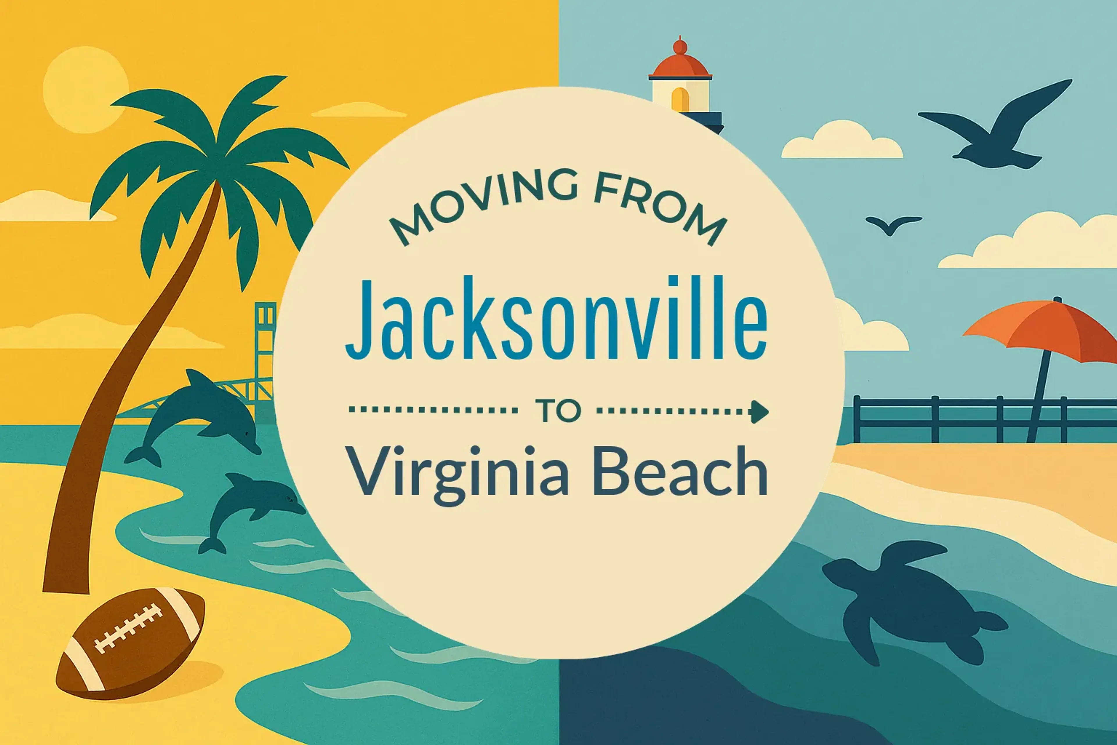 Side-by-side comparison of Jacksonville to Virginia Beach moving companies