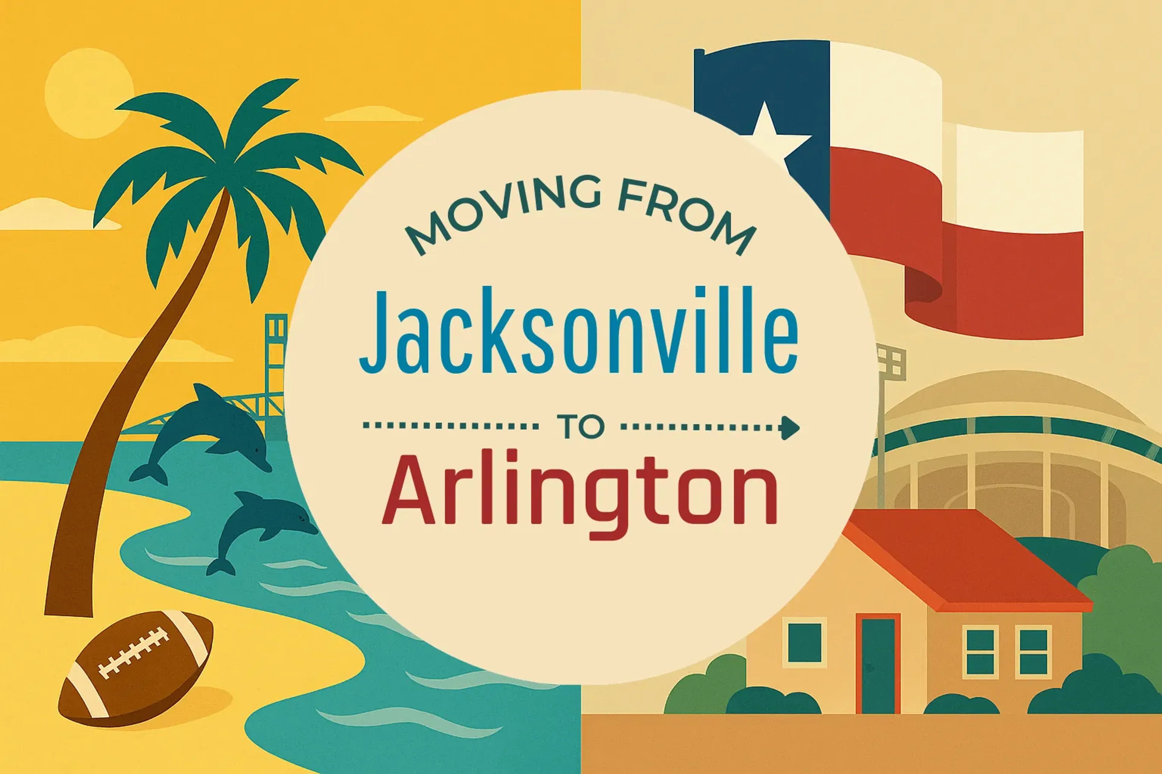 Side-by-side comparison of Jacksonville to Arlington moving companies