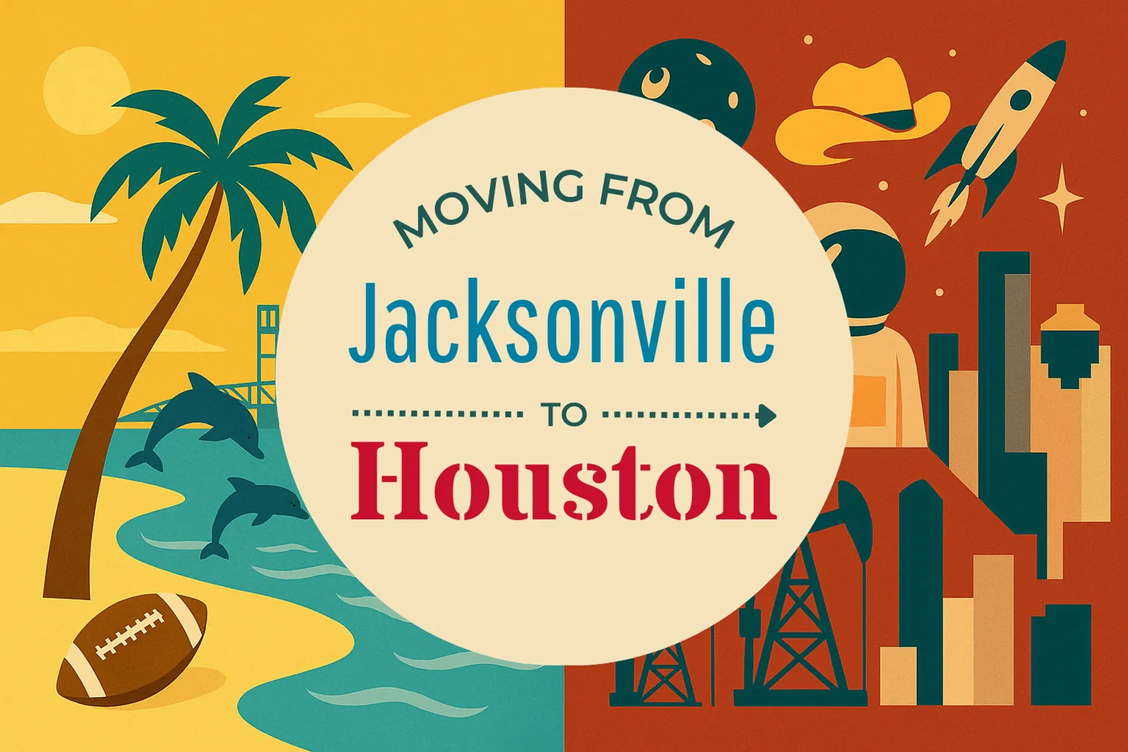 Side-by-side comparison of Jacksonville to Houston moving companies