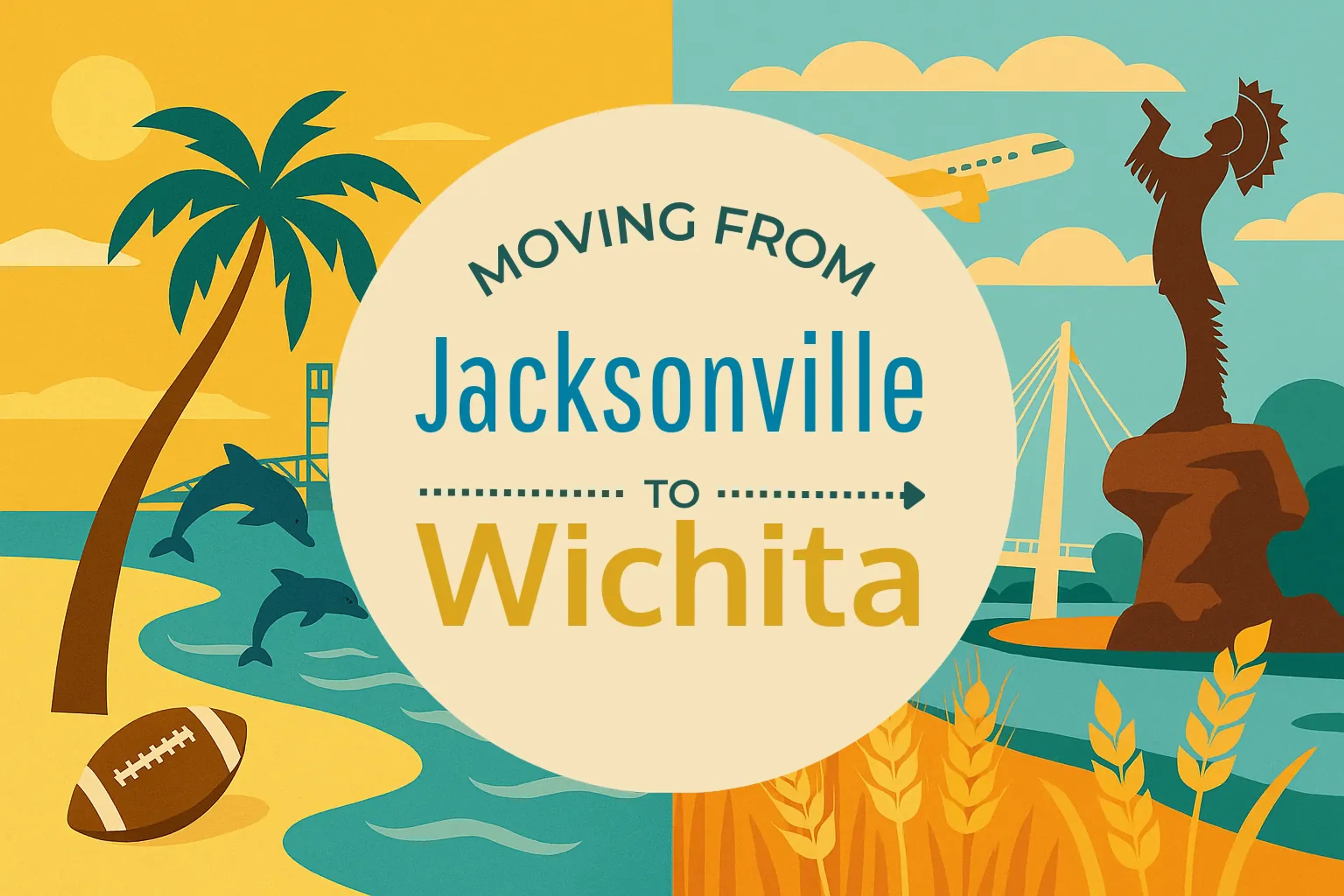 Side-by-side comparison of Jacksonville to Wichita moving companies