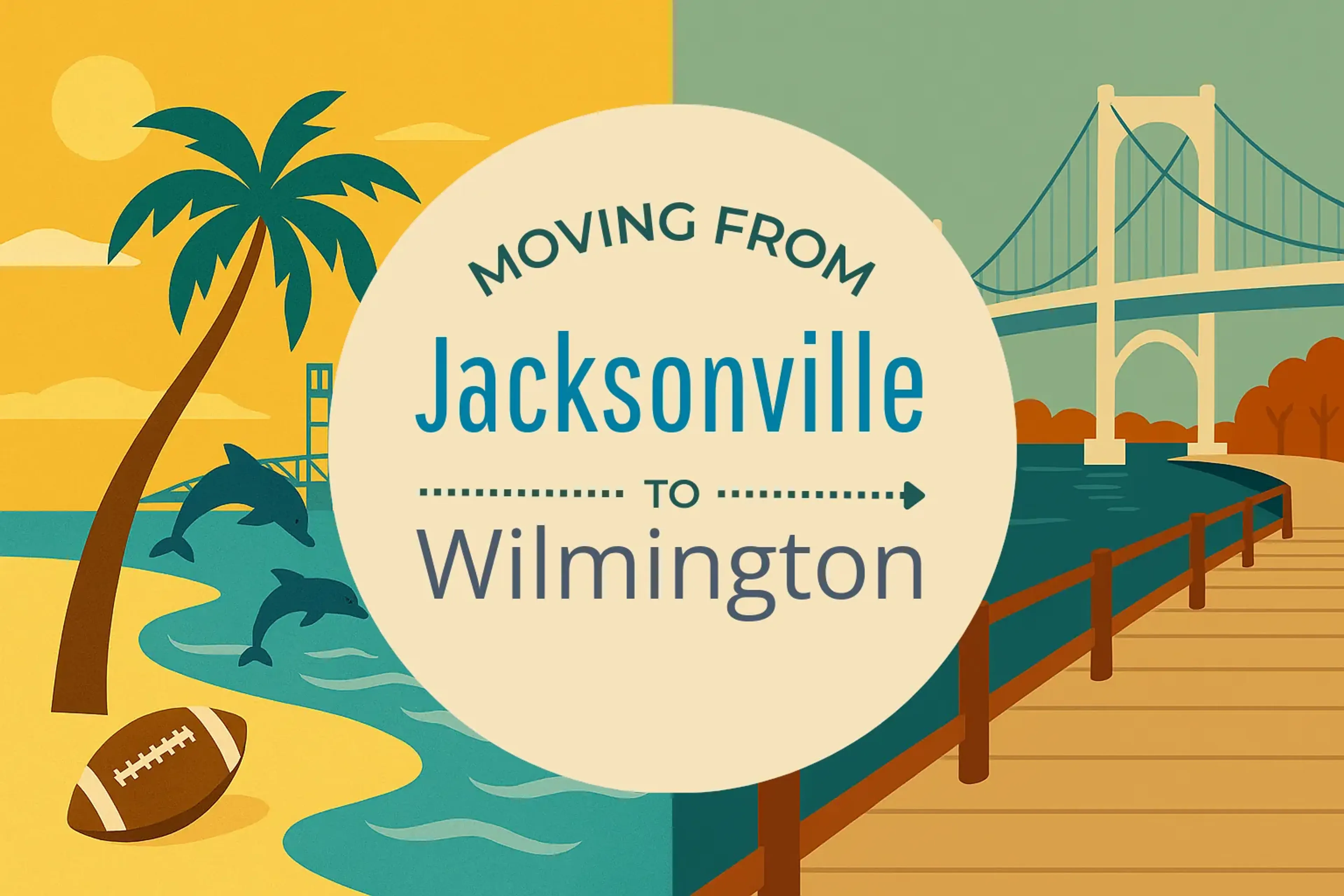Side-by-side comparison of Jacksonville to Wilmington moving companies