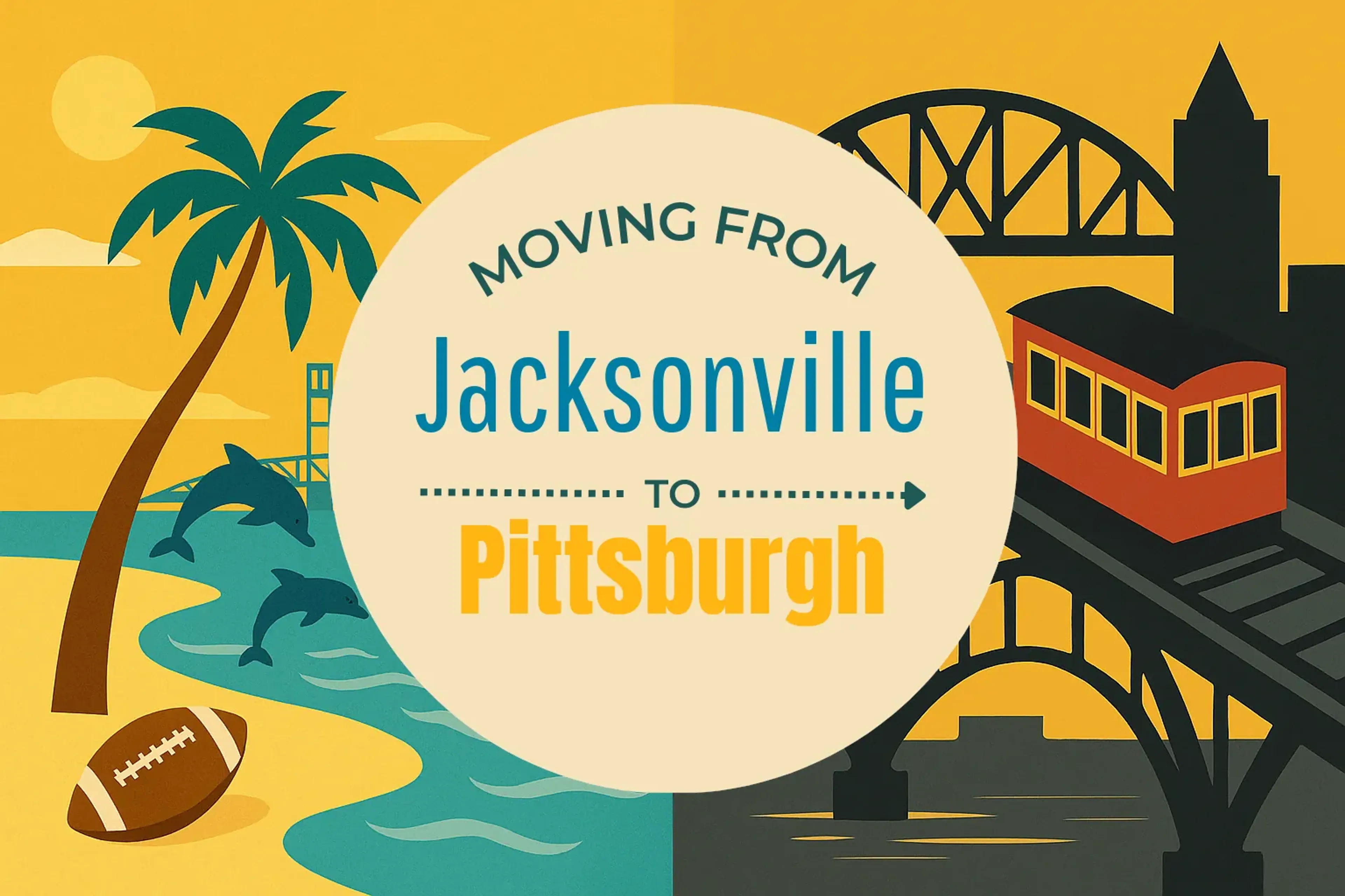 Side-by-side comparison of Jacksonville to Pittsburgh moving companies