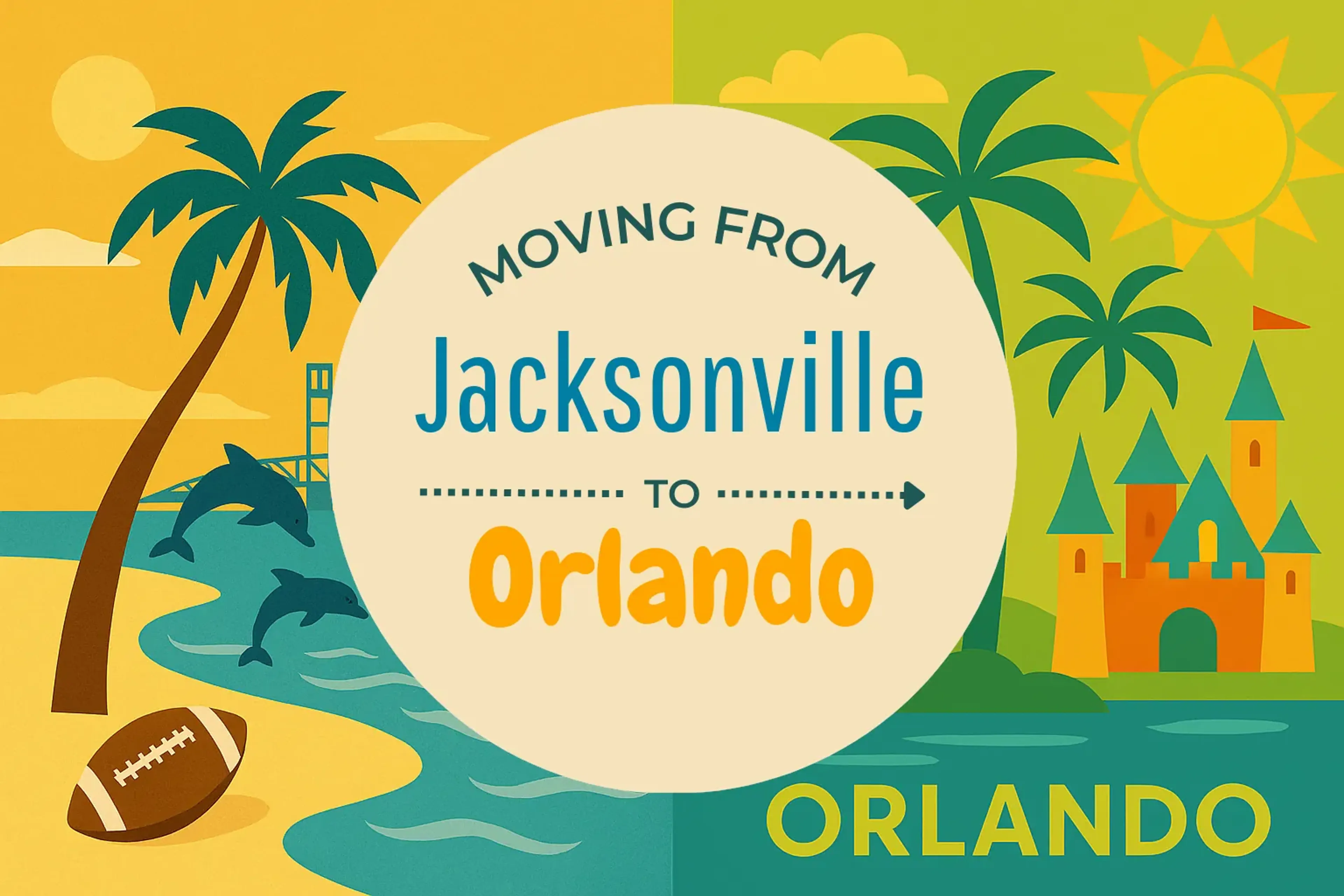 Side-by-side comparison of Jacksonville to Orlando moving companies