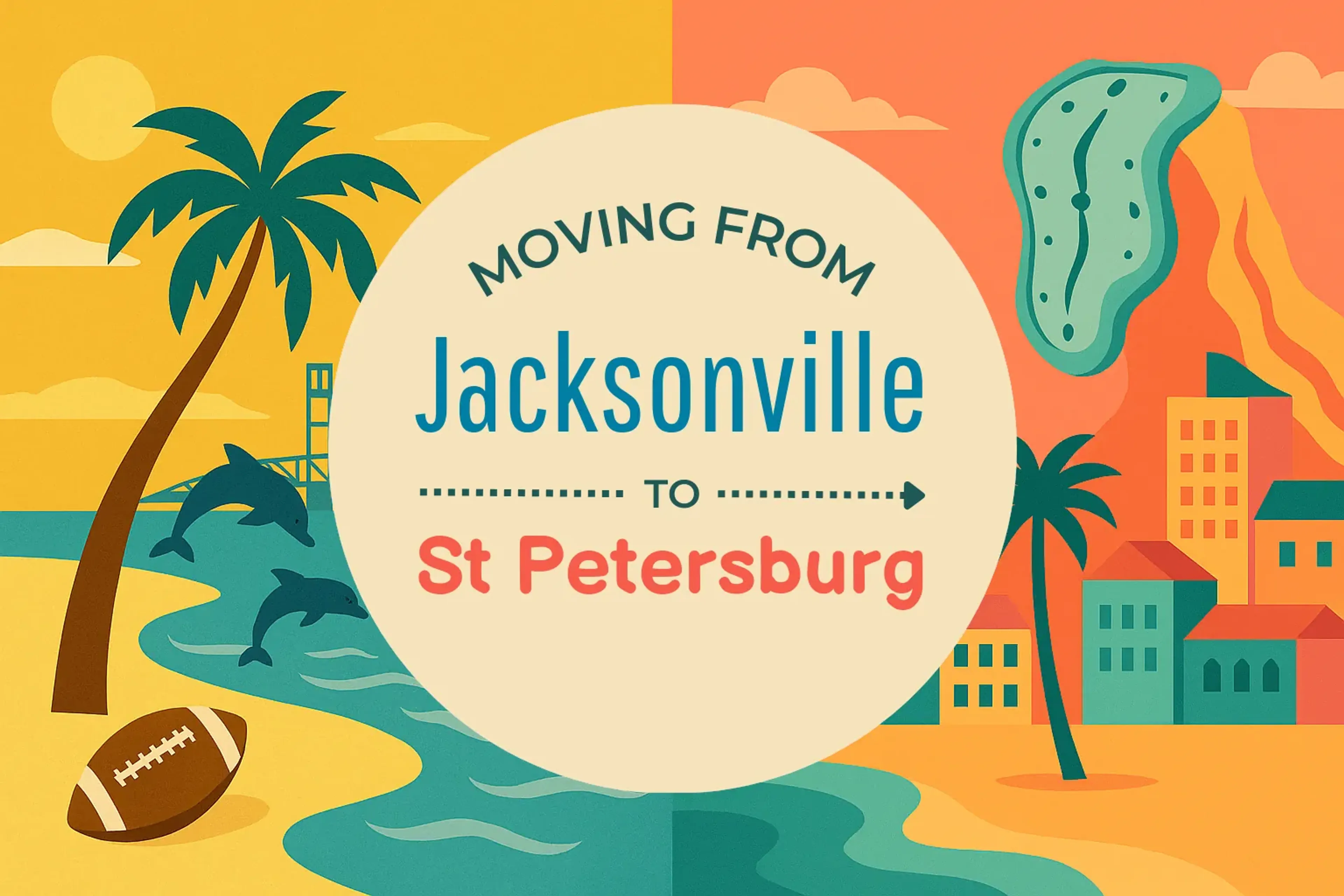 Side-by-side comparison of Jacksonville to St. Petersburg moving companies