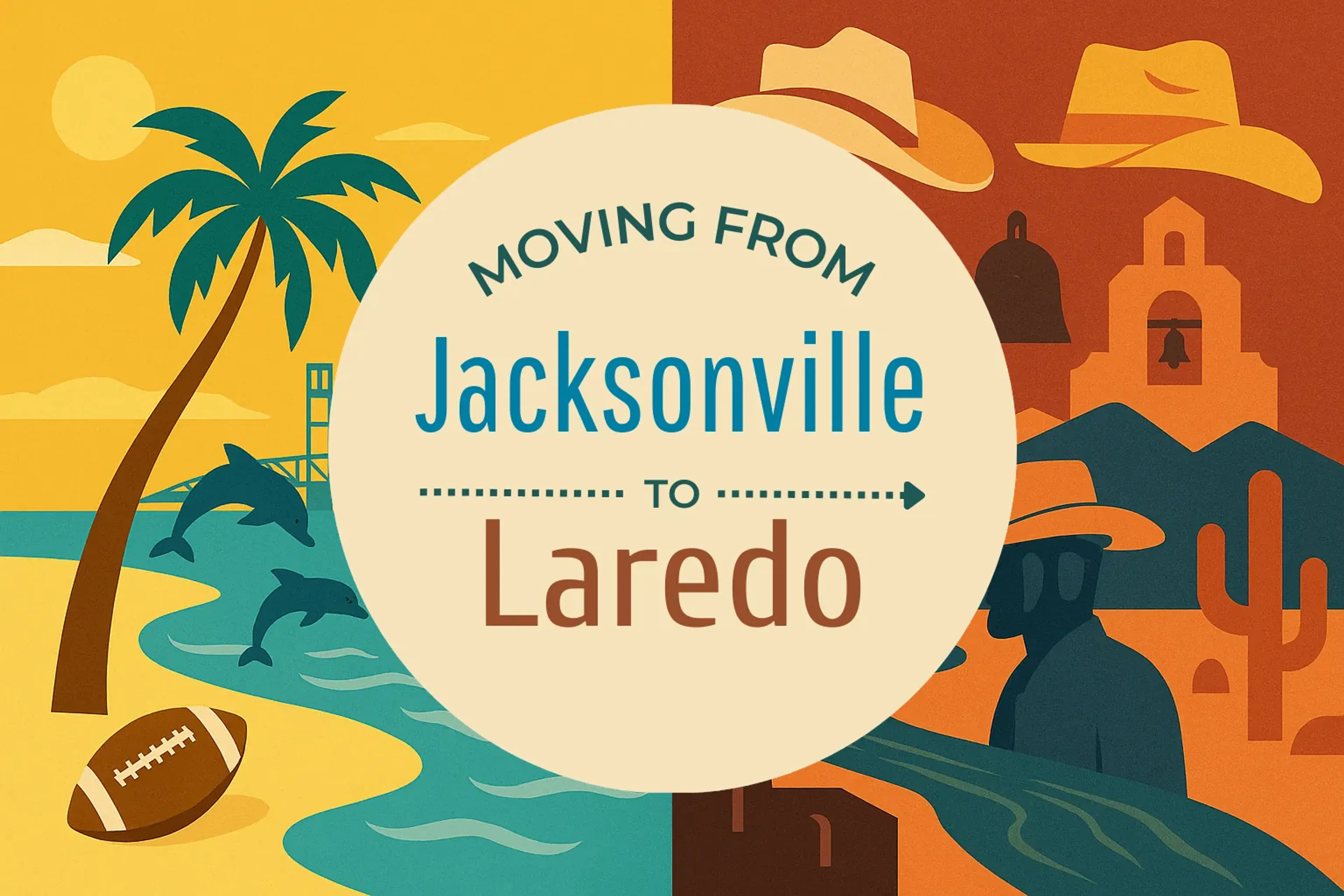 Side-by-side comparison of Jacksonville to Laredo moving companies