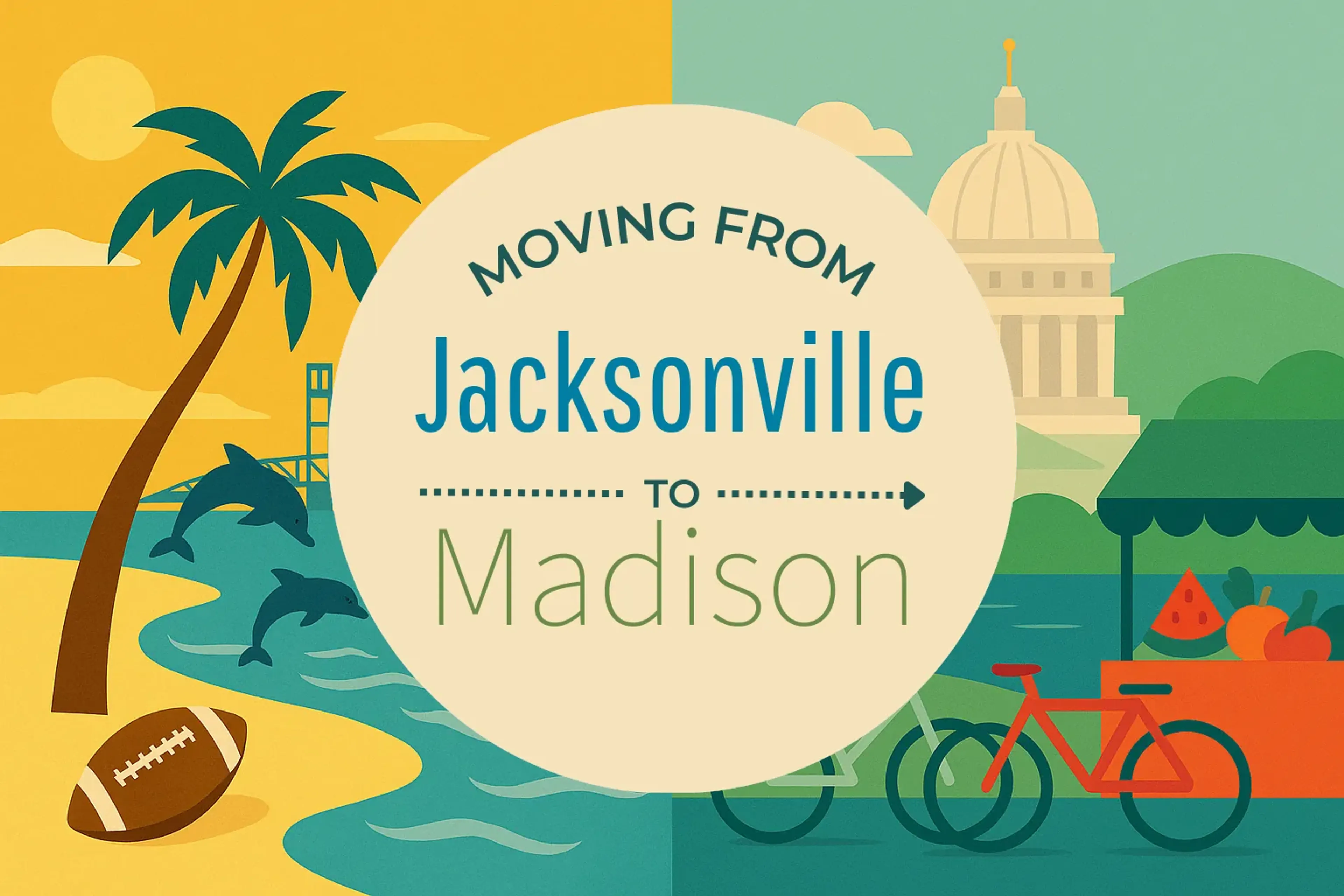Side-by-side comparison of Jacksonville to Madison moving companies