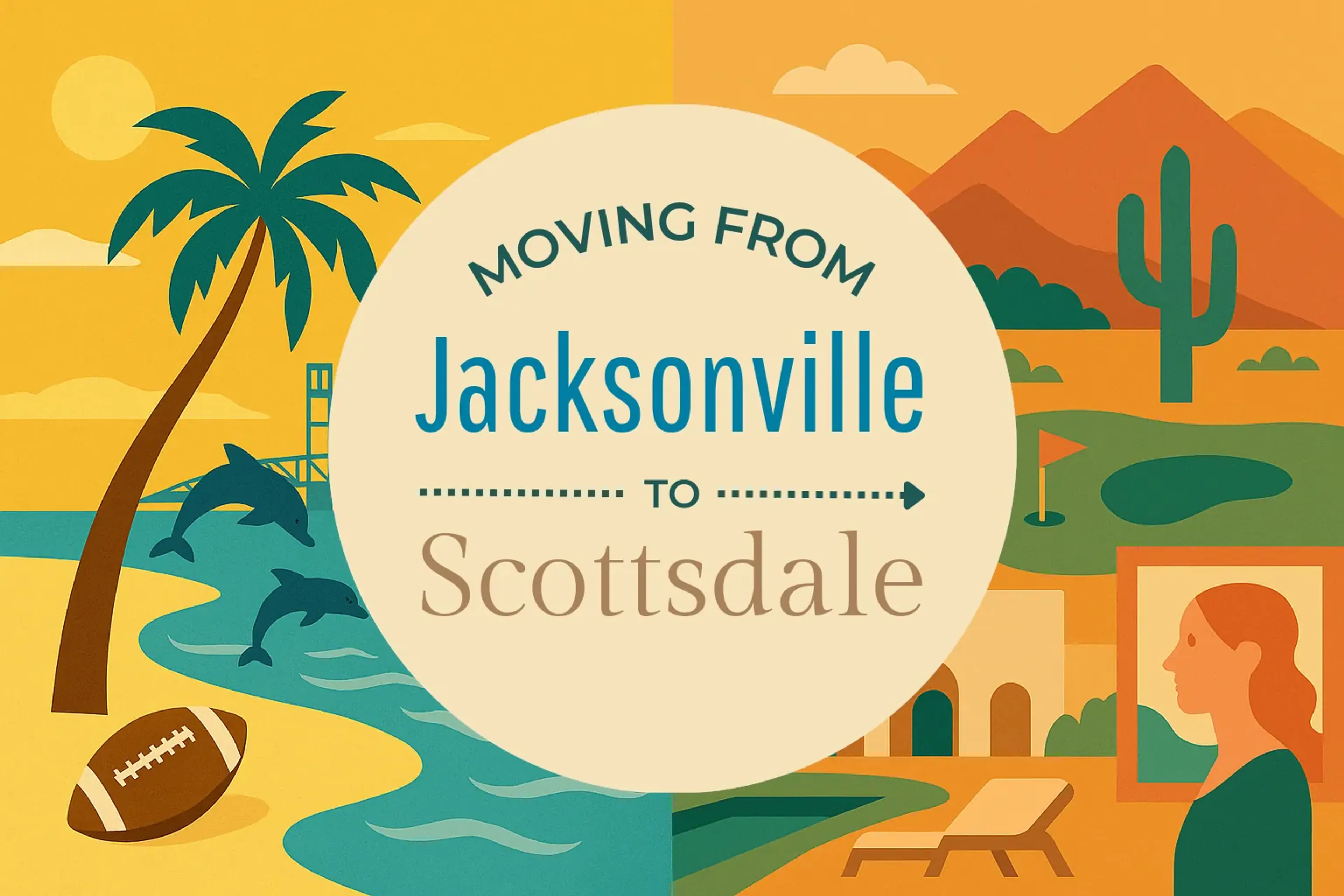 Side-by-side comparison of Jacksonville to Scottsdale moving companies