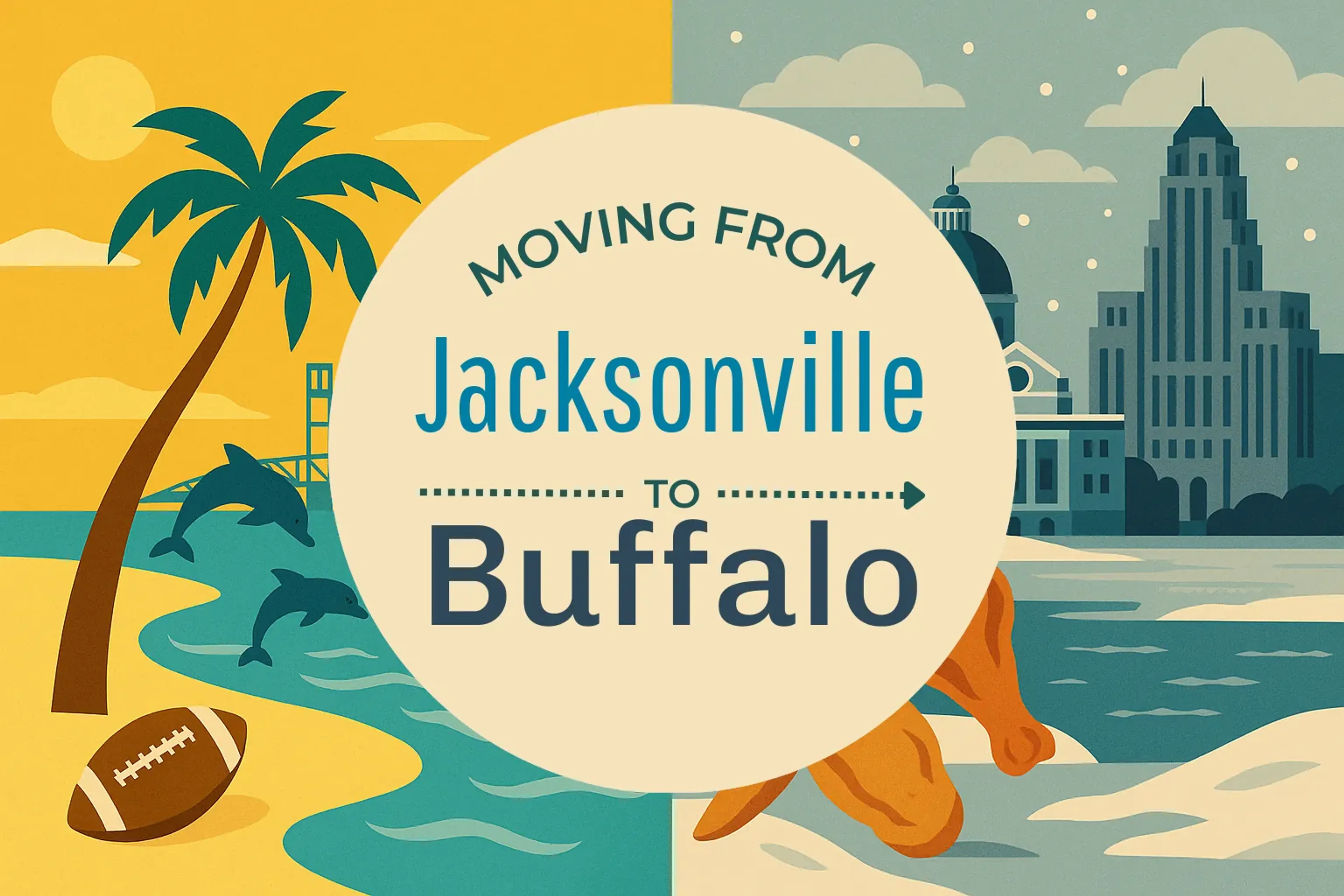 Side-by-side comparison of Jacksonville to Buffalo moving companies