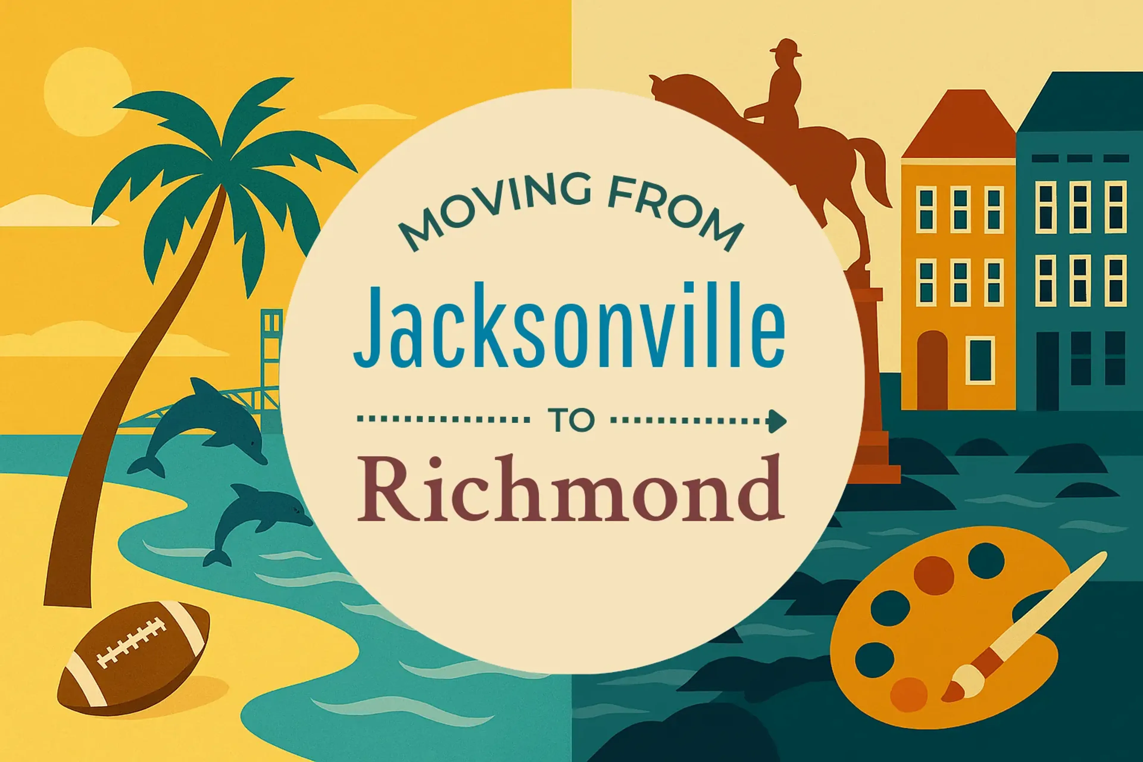 Side-by-side comparison of Jacksonville to Richmond moving companies