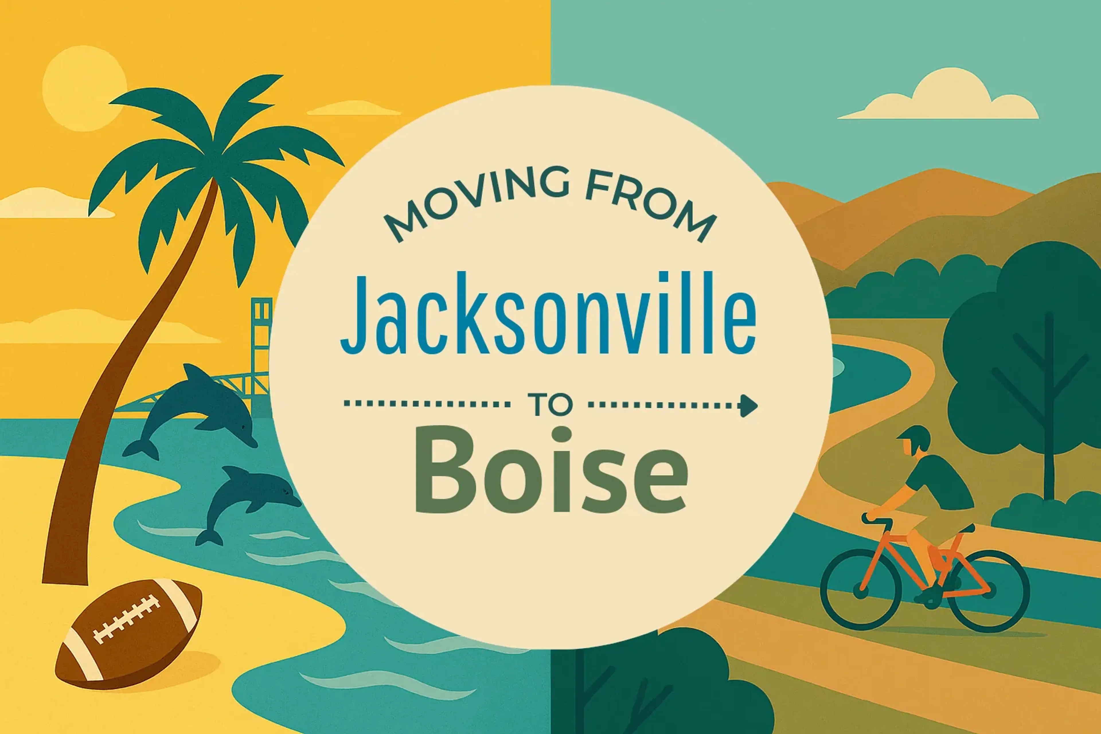 Side-by-side comparison of Jacksonville to Boise moving companies