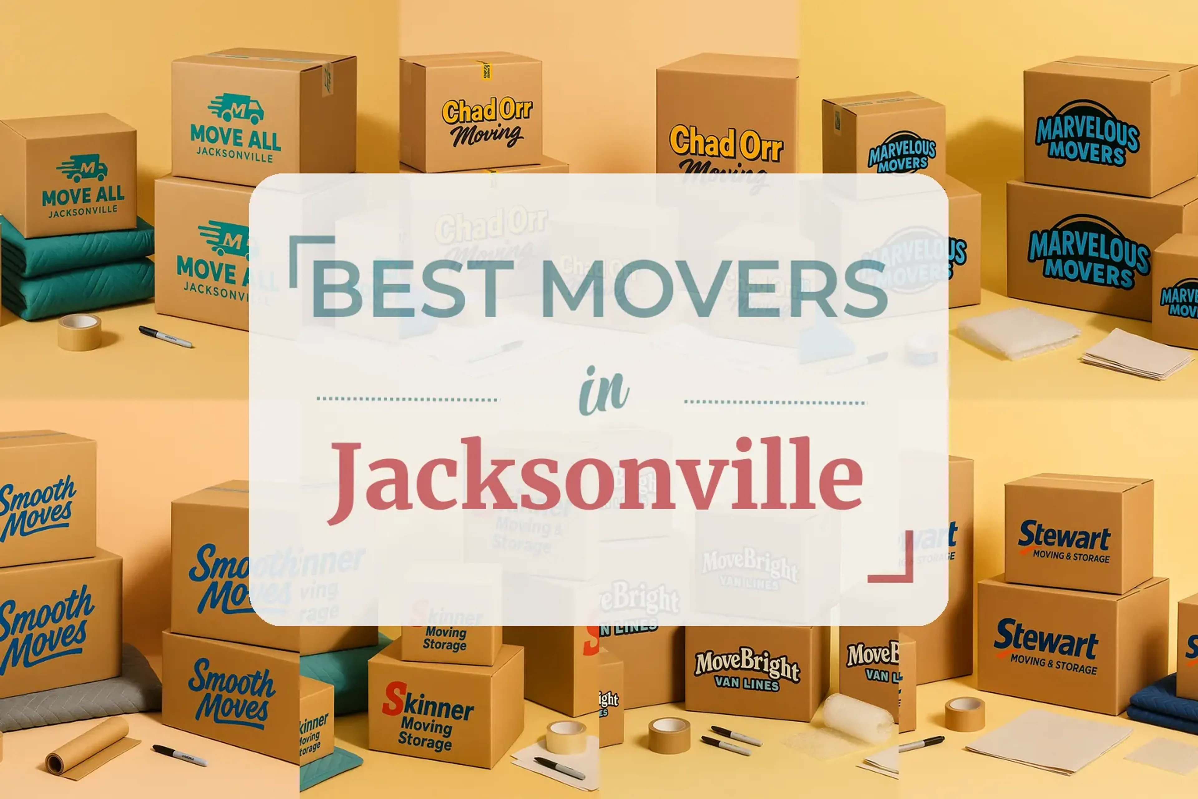 Side-by-side comparison of Jacksonville moving companies