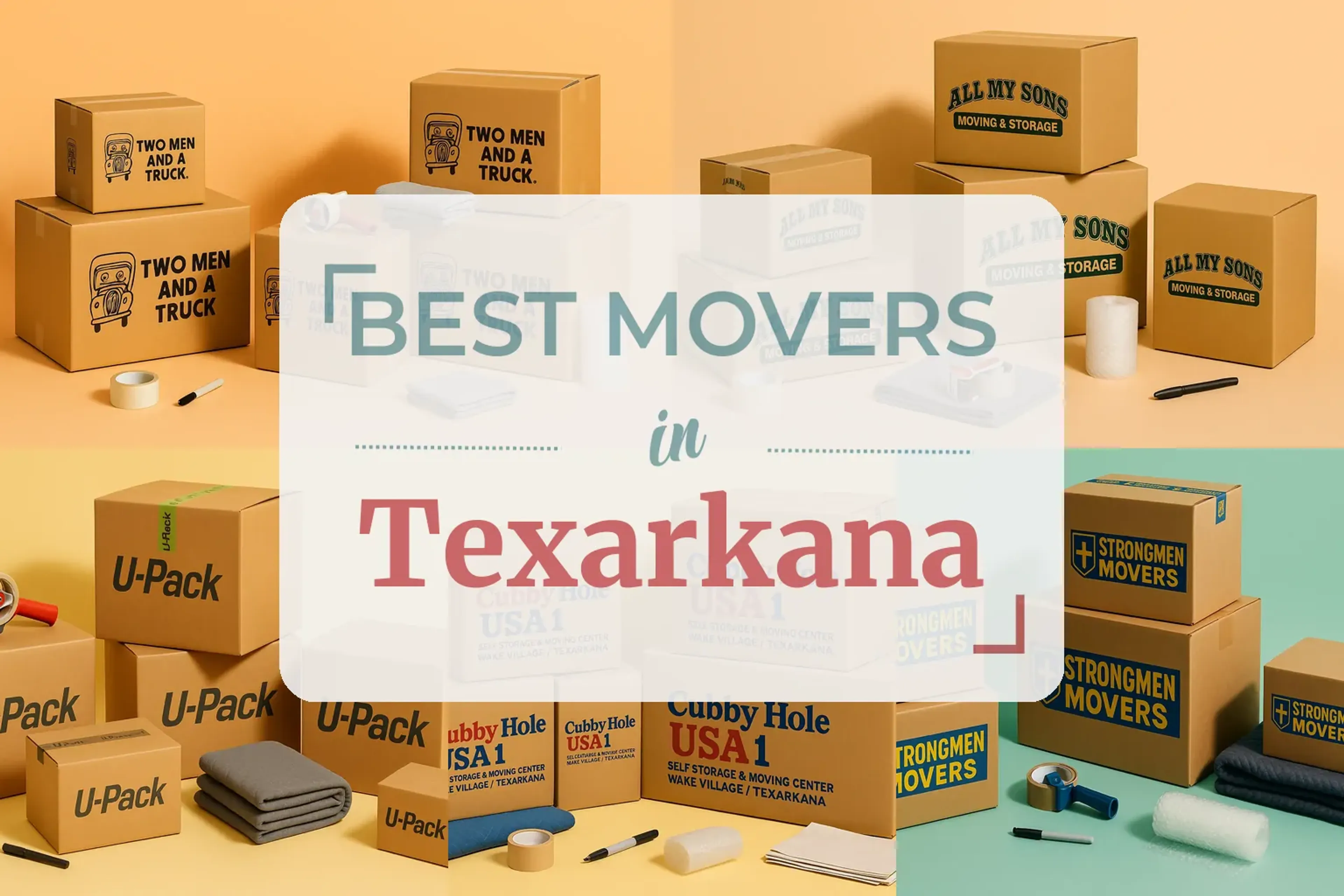 Side-by-side comparison of Texarkana moving companies