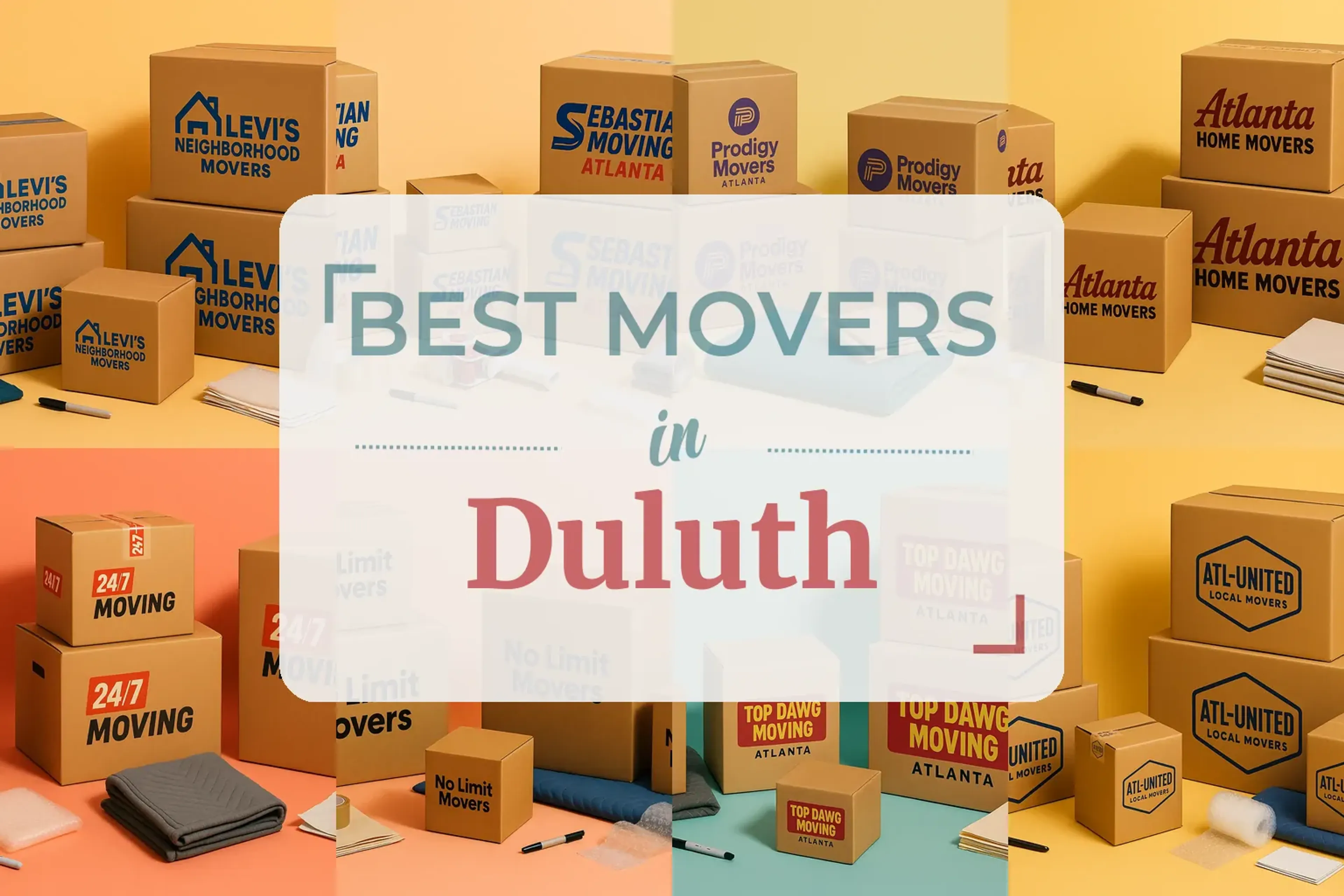 Side-by-side comparison of Duluth moving companies