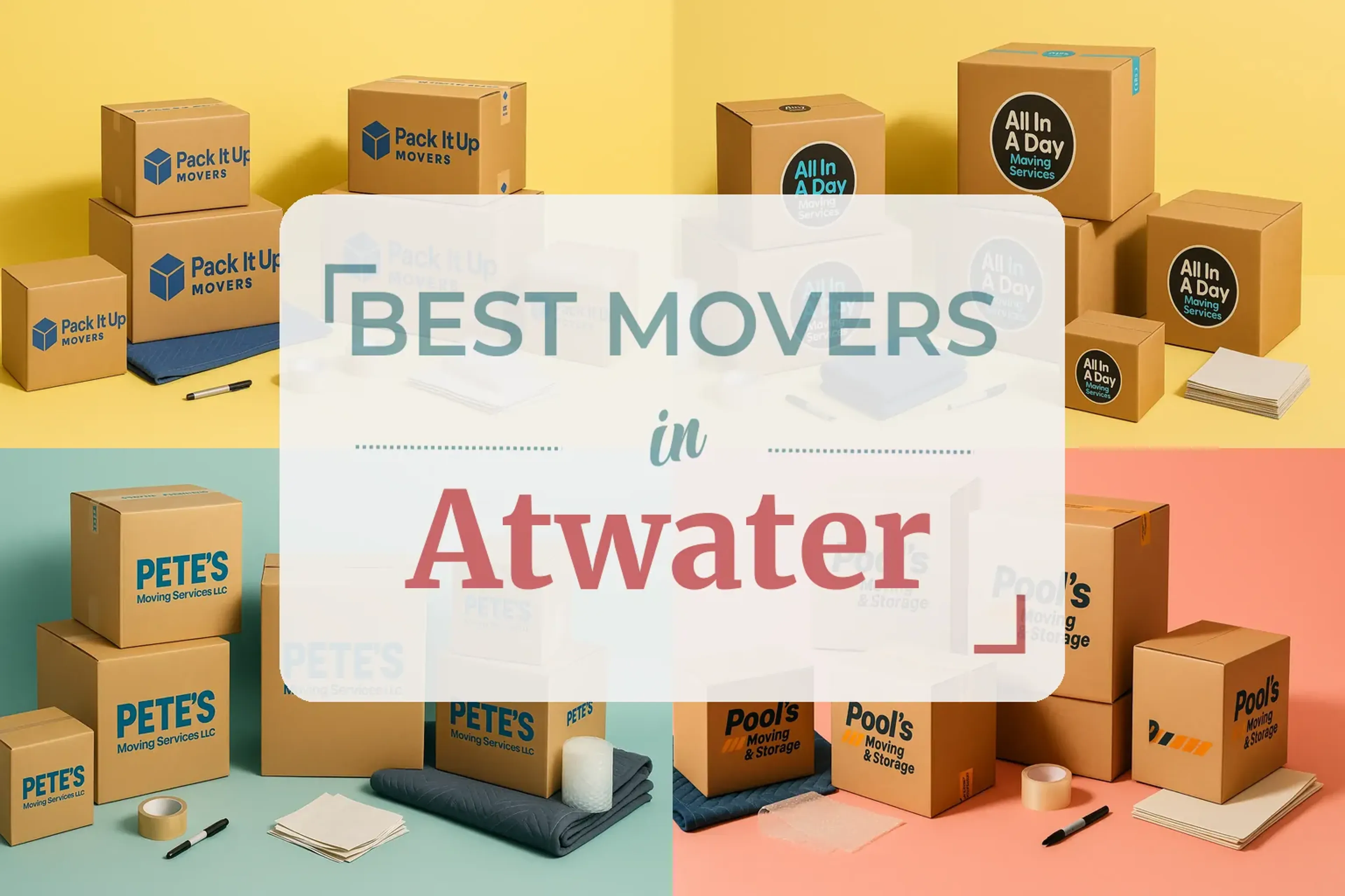 Side-by-side comparison of Atwater moving companies