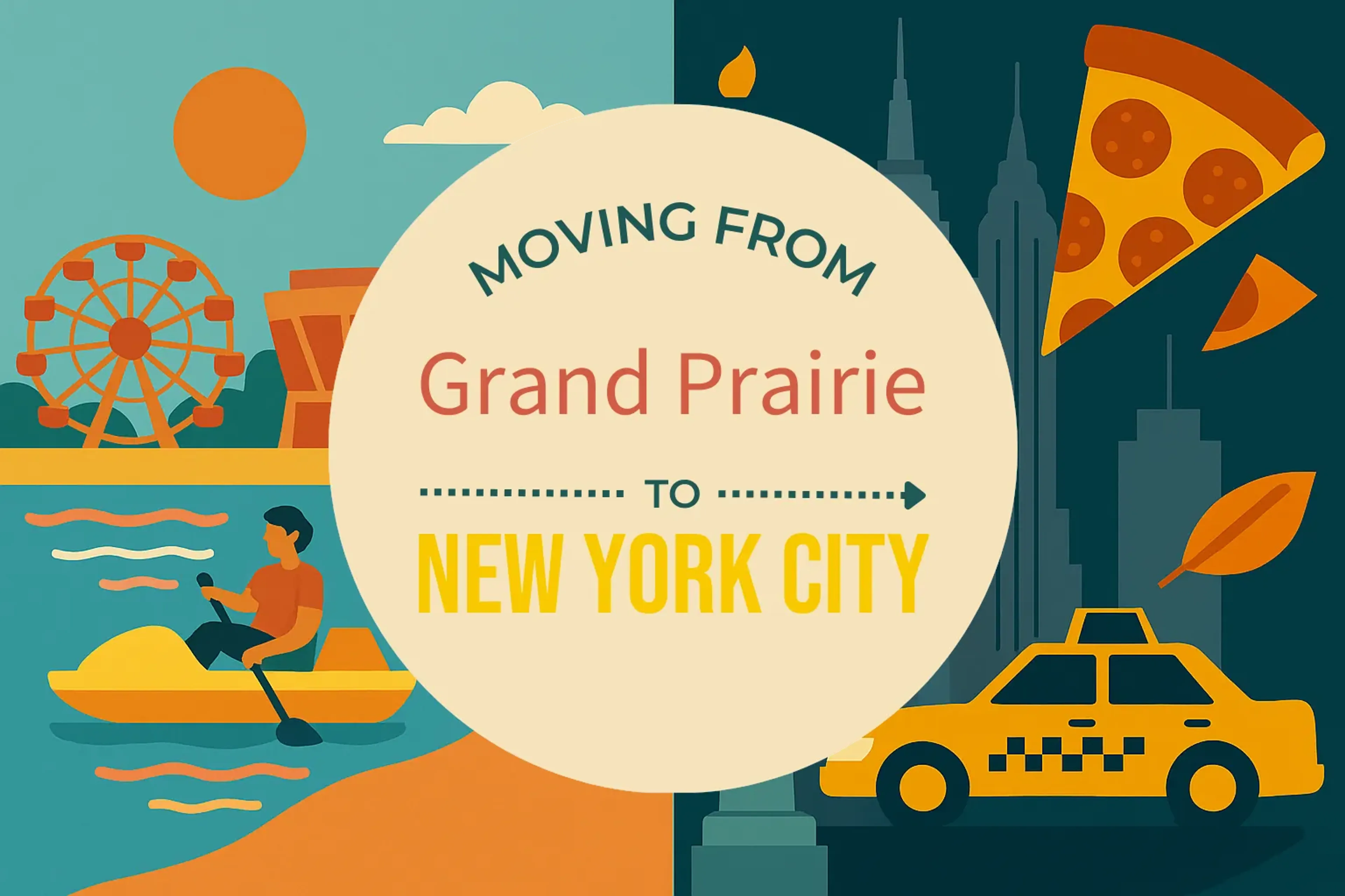 Side-by-side comparison of Grand Prairie to New York City moving companies