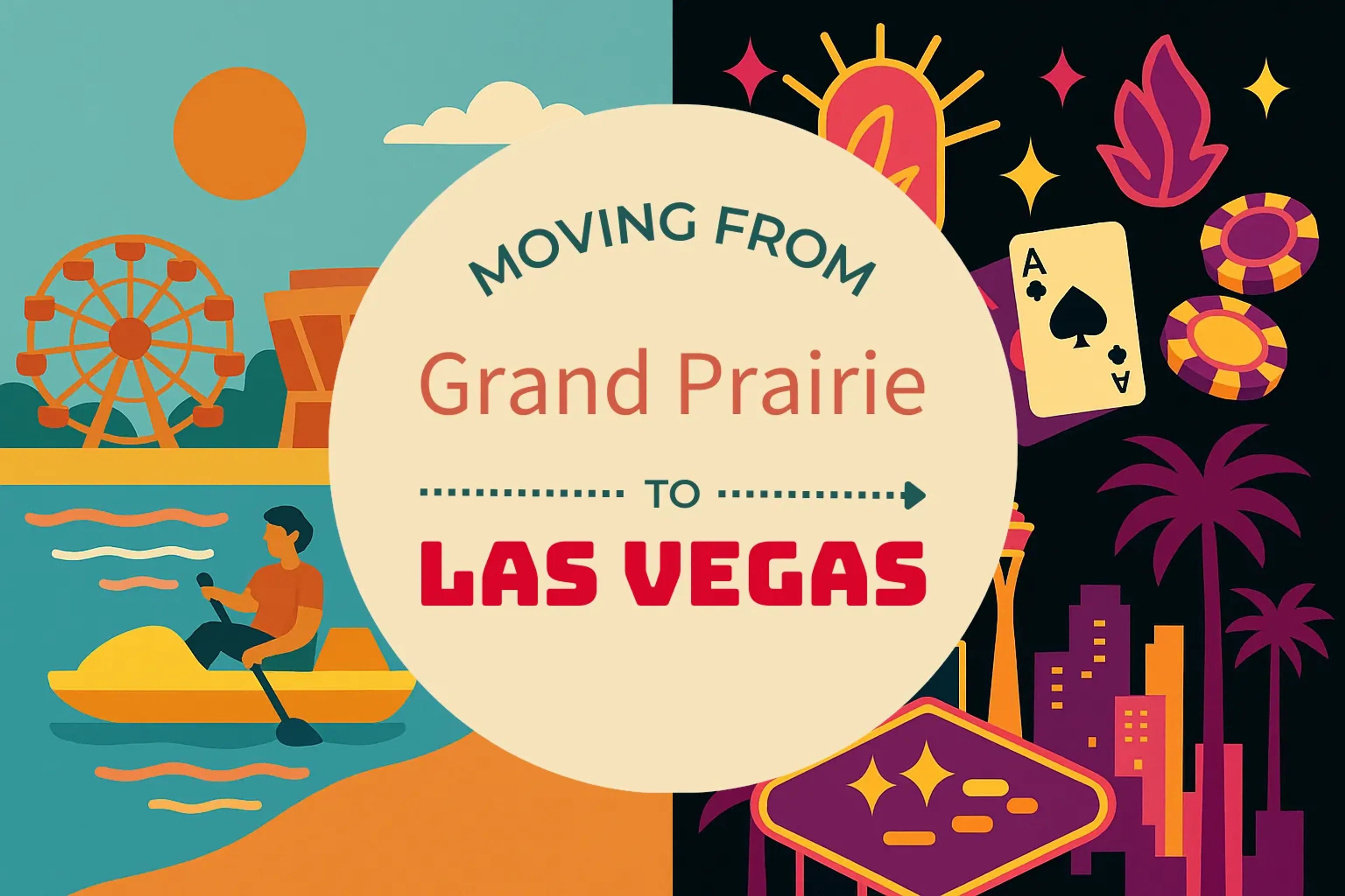 Side-by-side comparison of Grand Prairie to Las Vegas moving companies