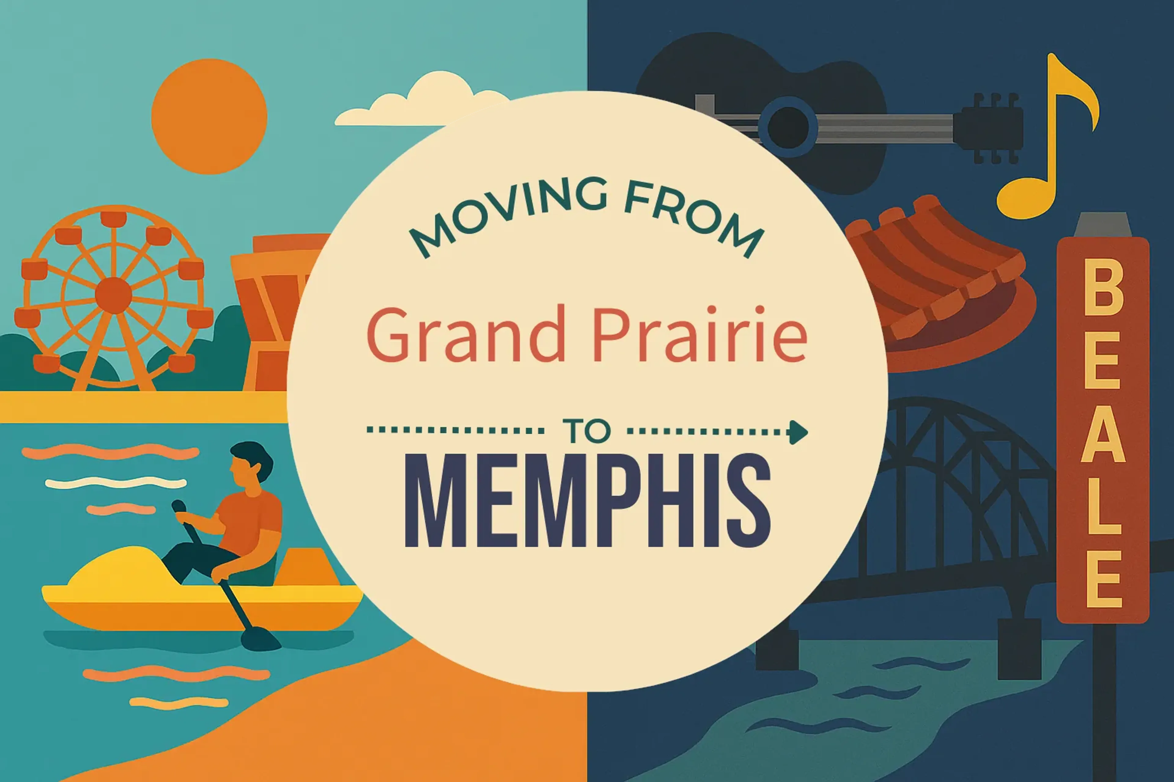Side-by-side comparison of Grand Prairie to Memphis moving companies