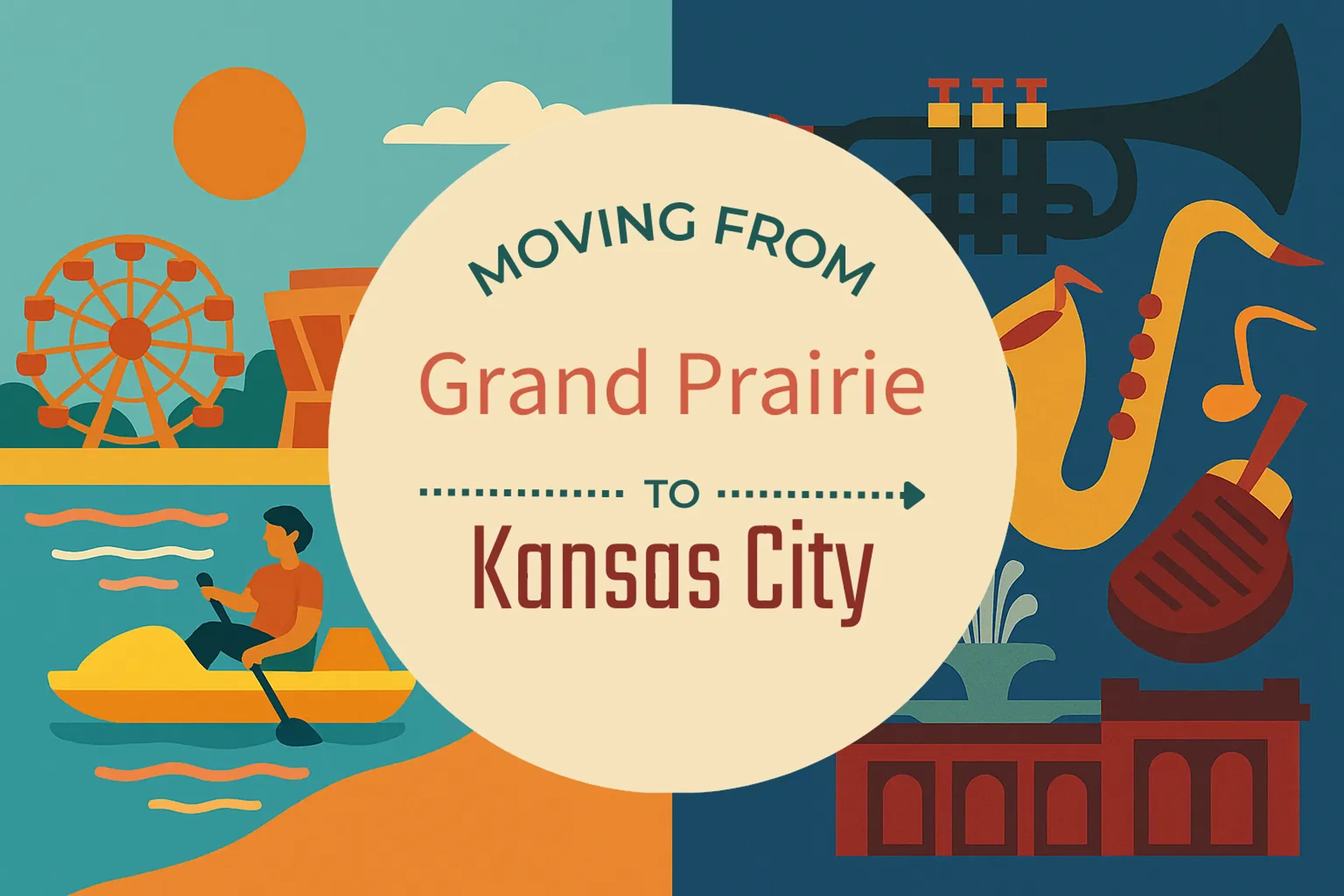 Side-by-side comparison of Grand Prairie to Kansas City moving companies