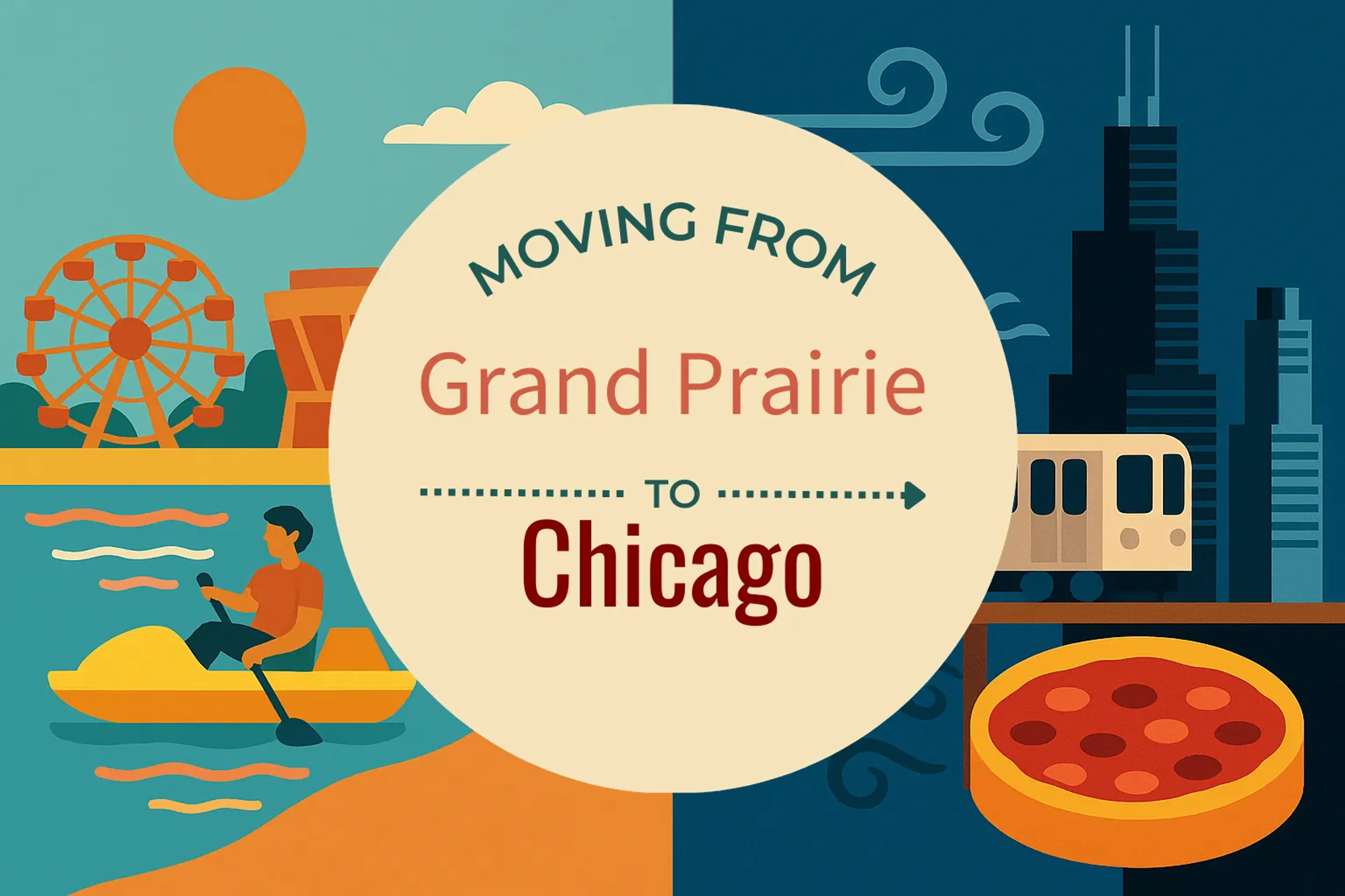 Side-by-side comparison of Grand Prairie to Chicago moving companies