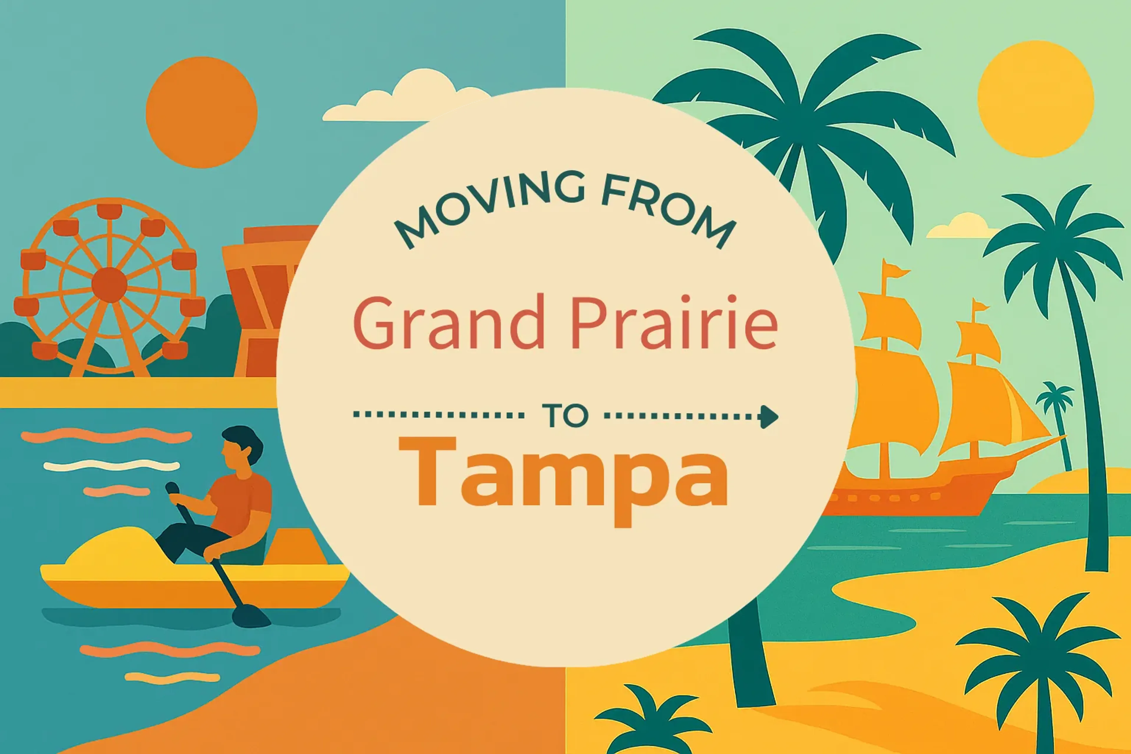 Side-by-side comparison of Grand Prairie to Tampa moving companies