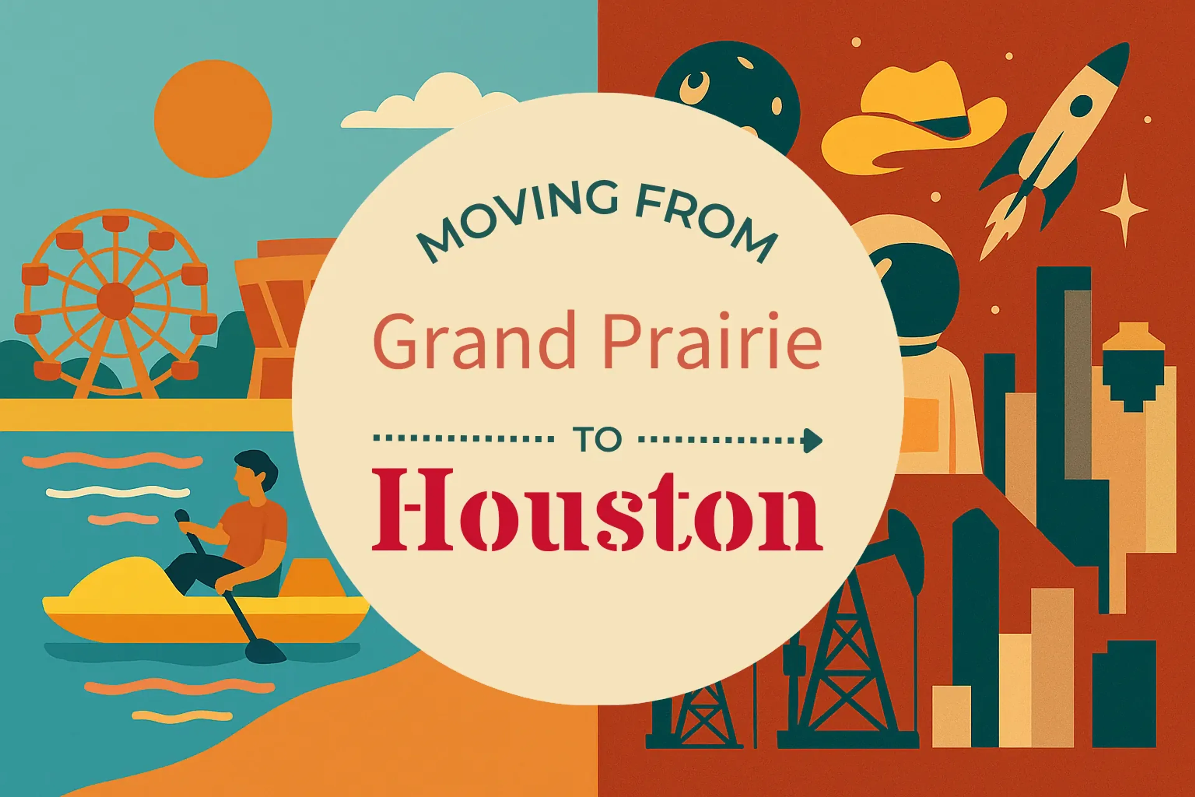 Side-by-side comparison of Grand Prairie to Houston moving companies
