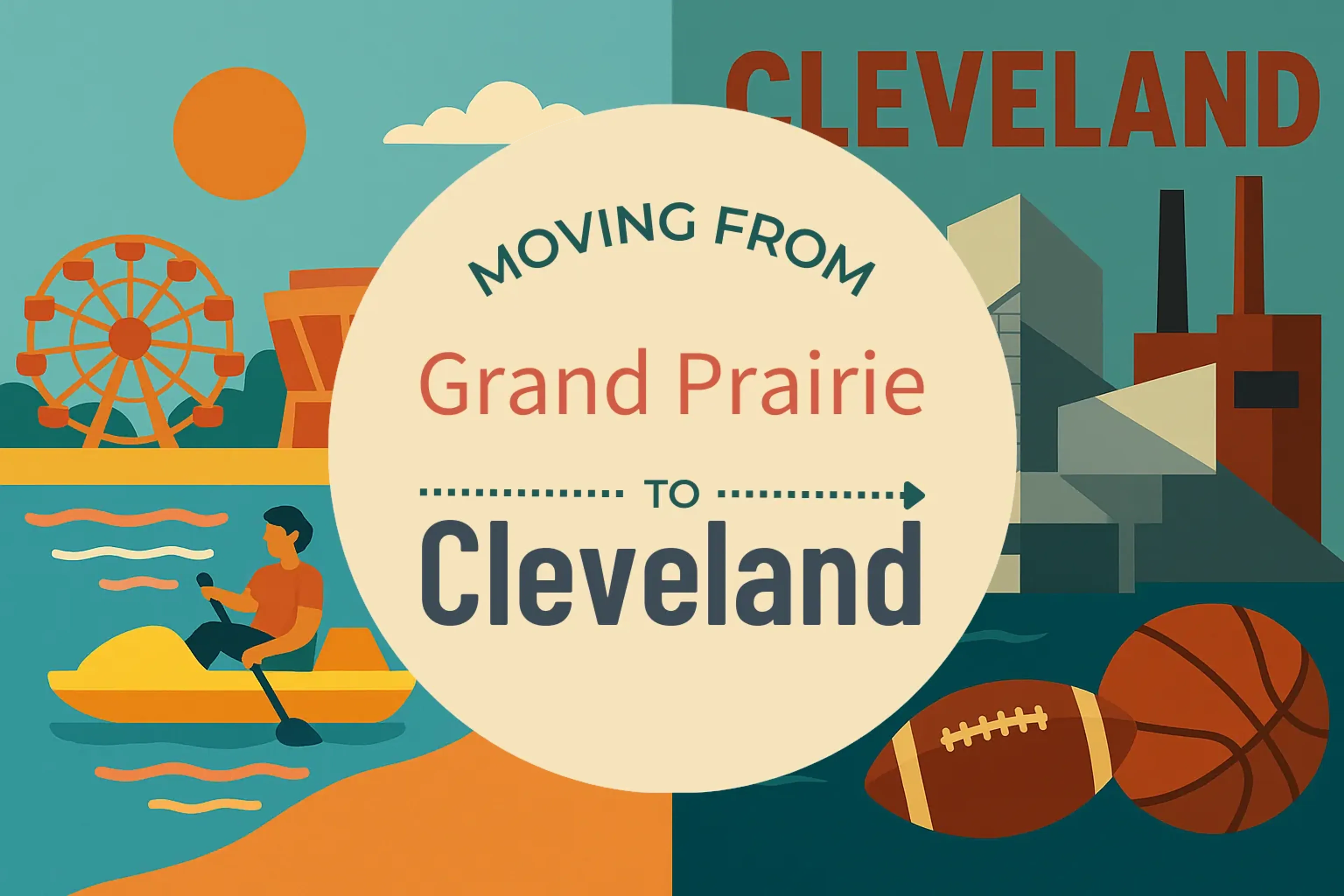 Side-by-side comparison of Grand Prairie to Cleveland moving companies