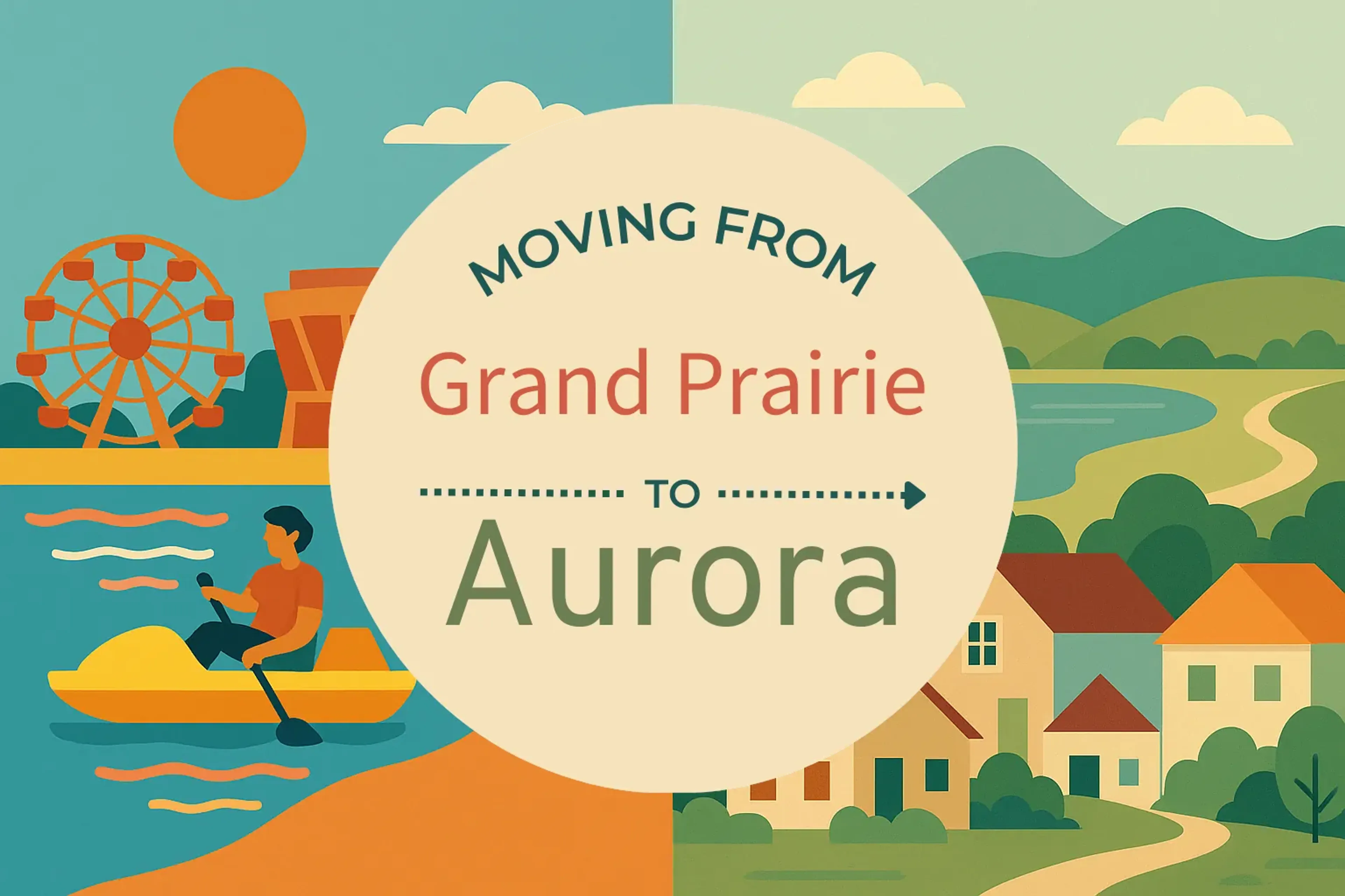 Side-by-side comparison of Grand Prairie to Aurora moving companies