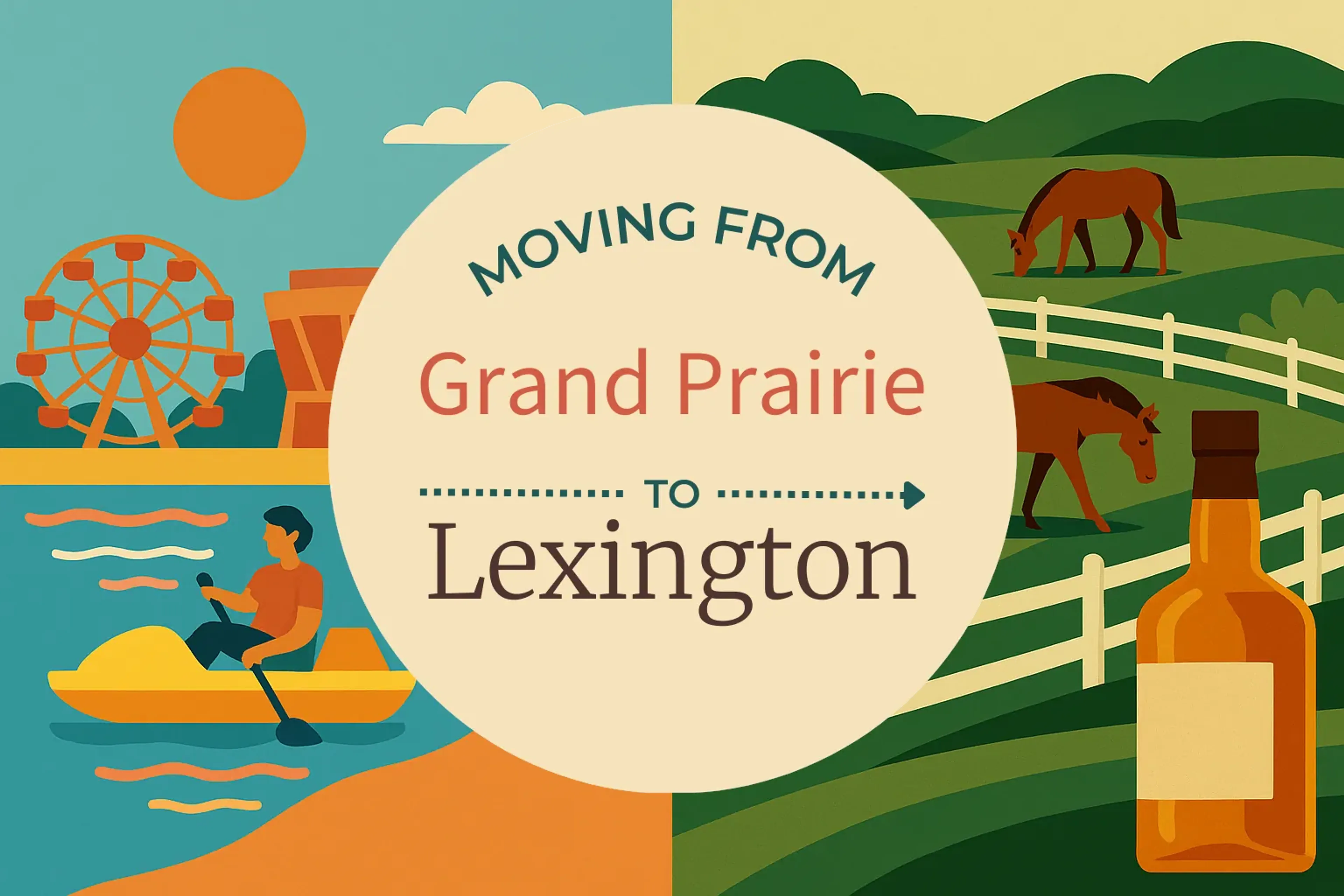 Side-by-side comparison of Grand Prairie to Lexington moving companies