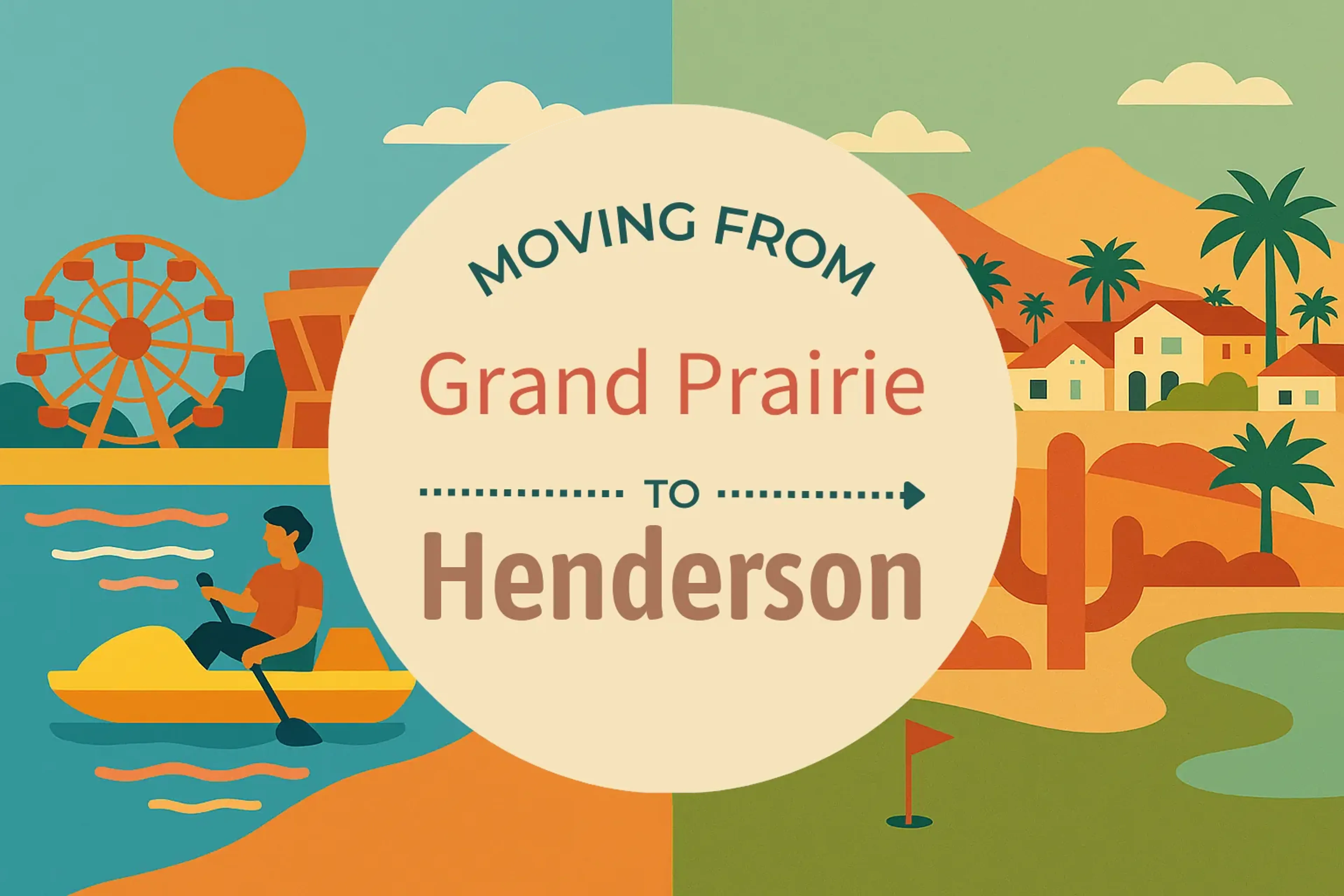 Side-by-side comparison of Grand Prairie to Henderson moving companies